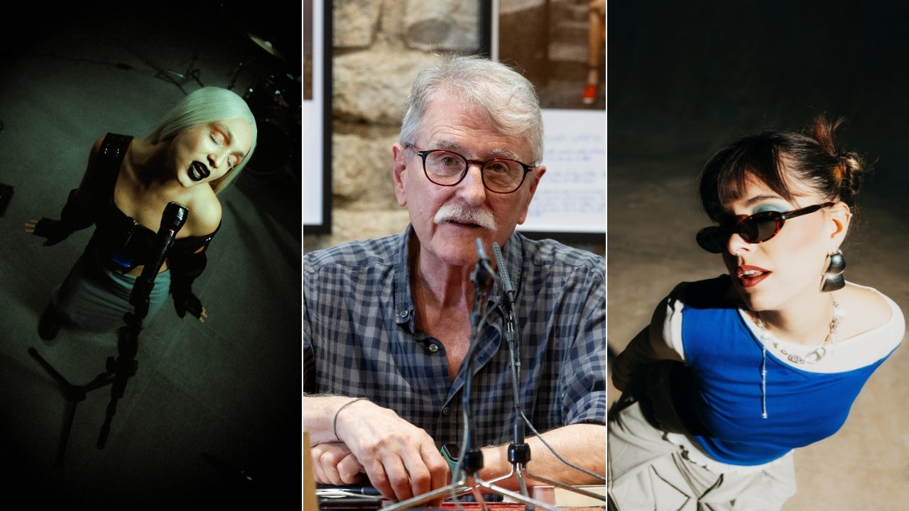 La cantant Abril, Vicent Torrent i Esther, entre els participants a la PrimaveraMusical de la UA.