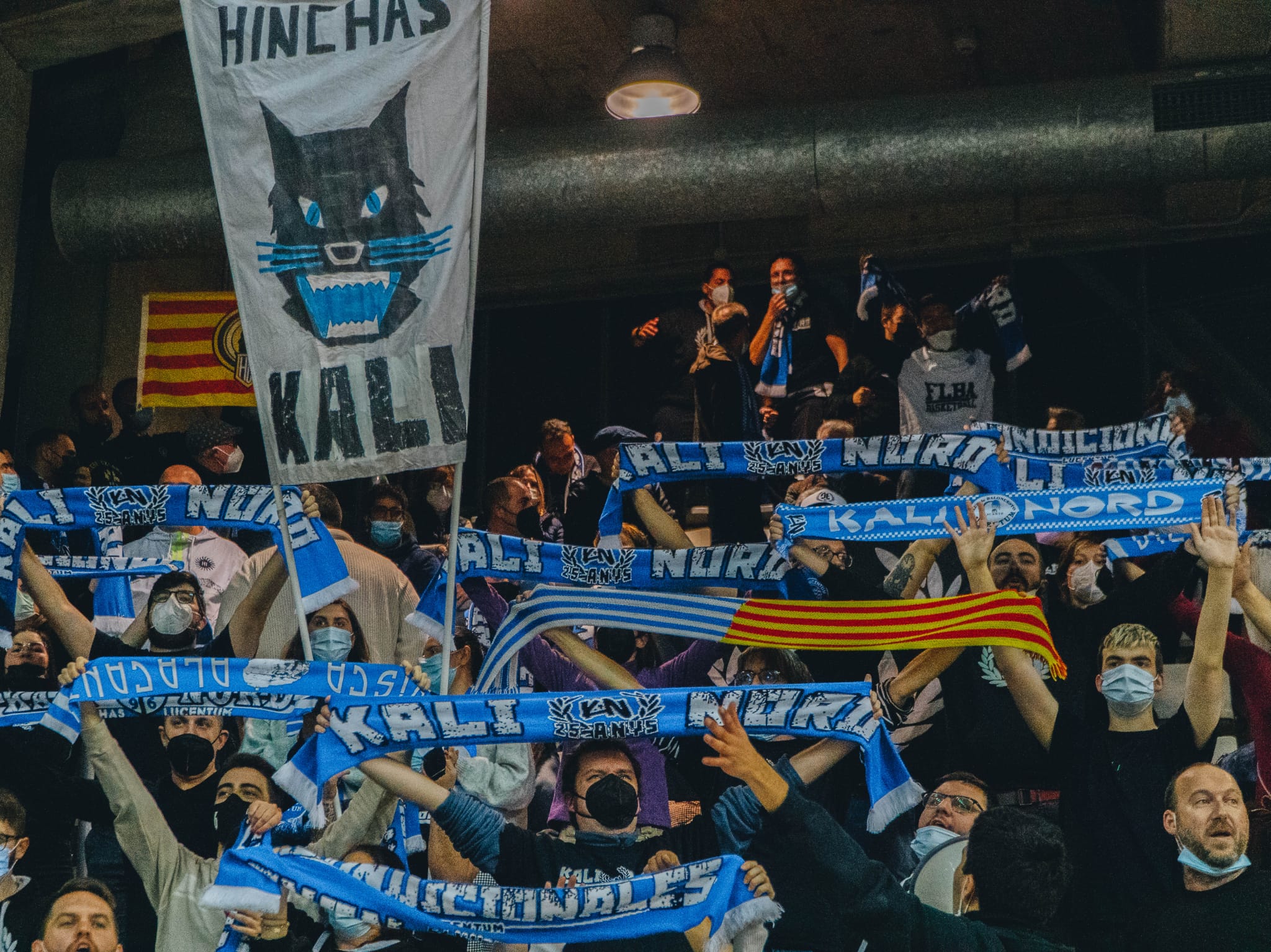 Penya d'animació Kali Nord de l'equip de bàsquet  Lucentum Alaccant
