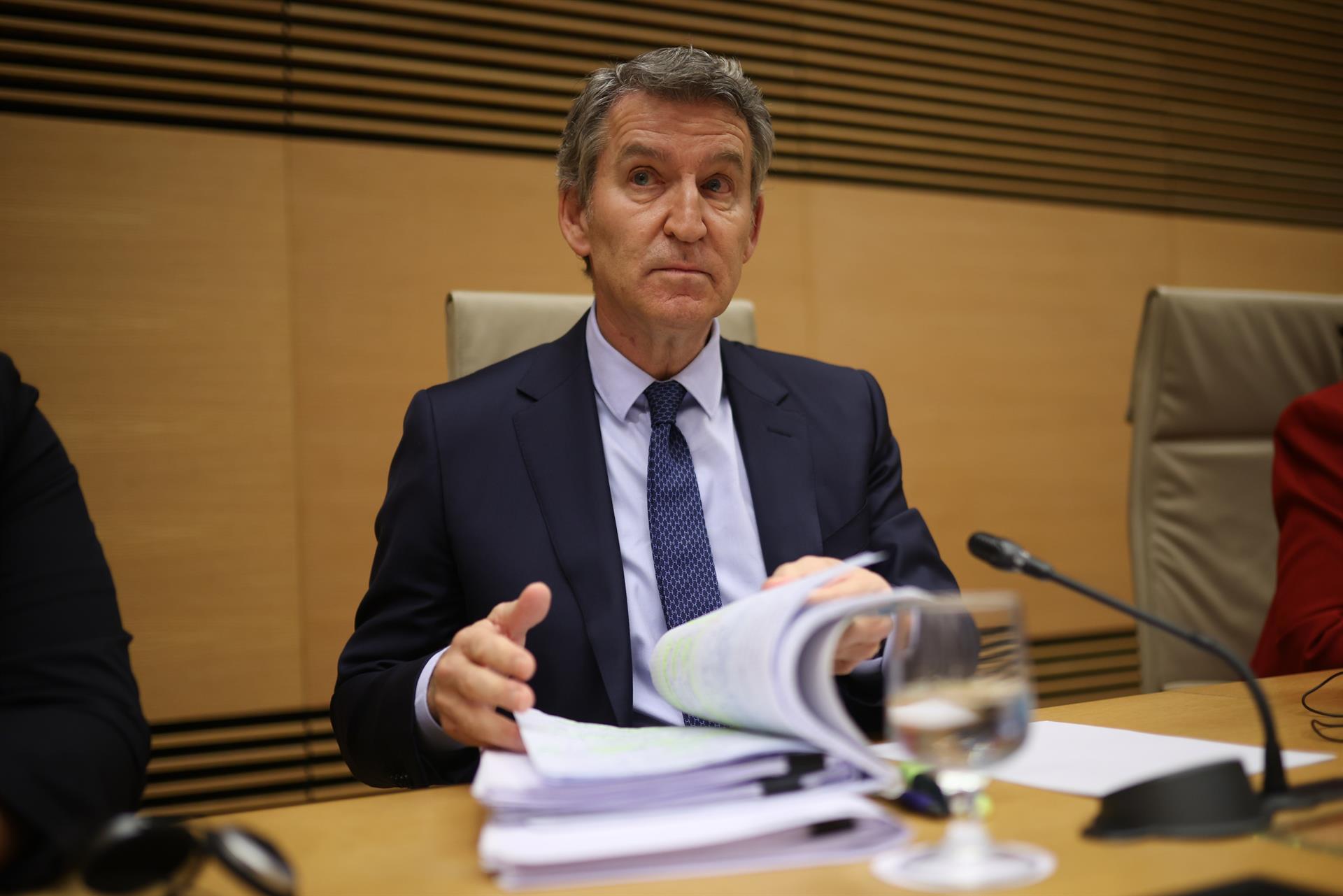 El president estatal del PP, Alberto Nuñez Feijóo | Alejandro Martínez Vélez | EP