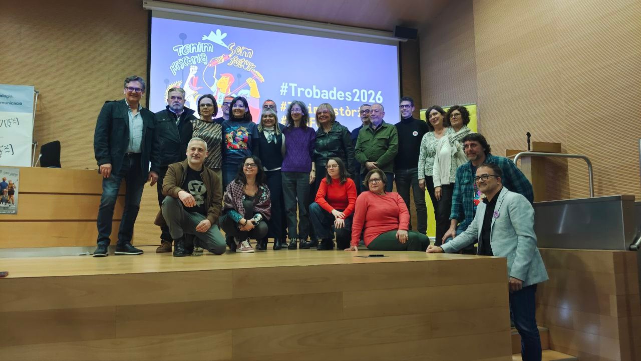 Presentació de les trobades d'Escola Valenciana a la Universitat de València. Miquel Pallarés.
