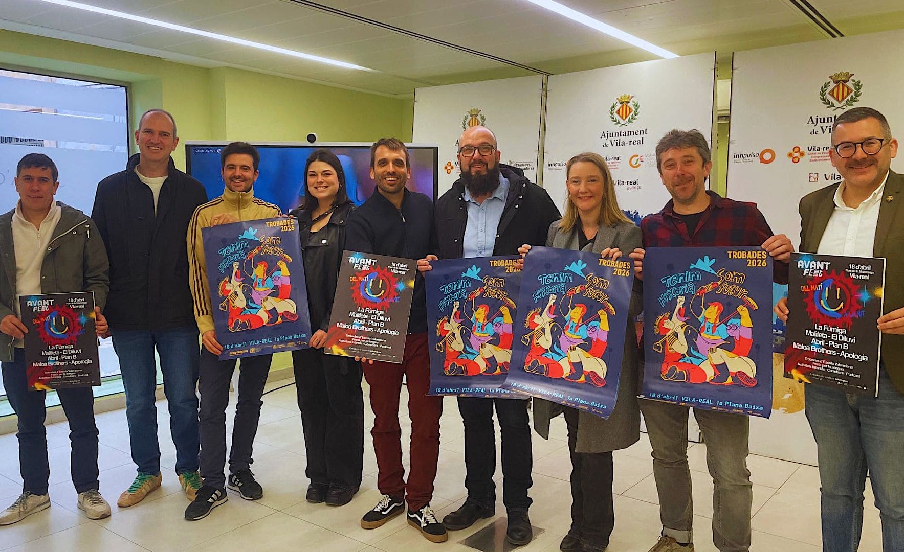 Presentació a Vila-real de la Festa per la Llengua – Trobades d’Escola Valenciana i el festival Avant Fest 