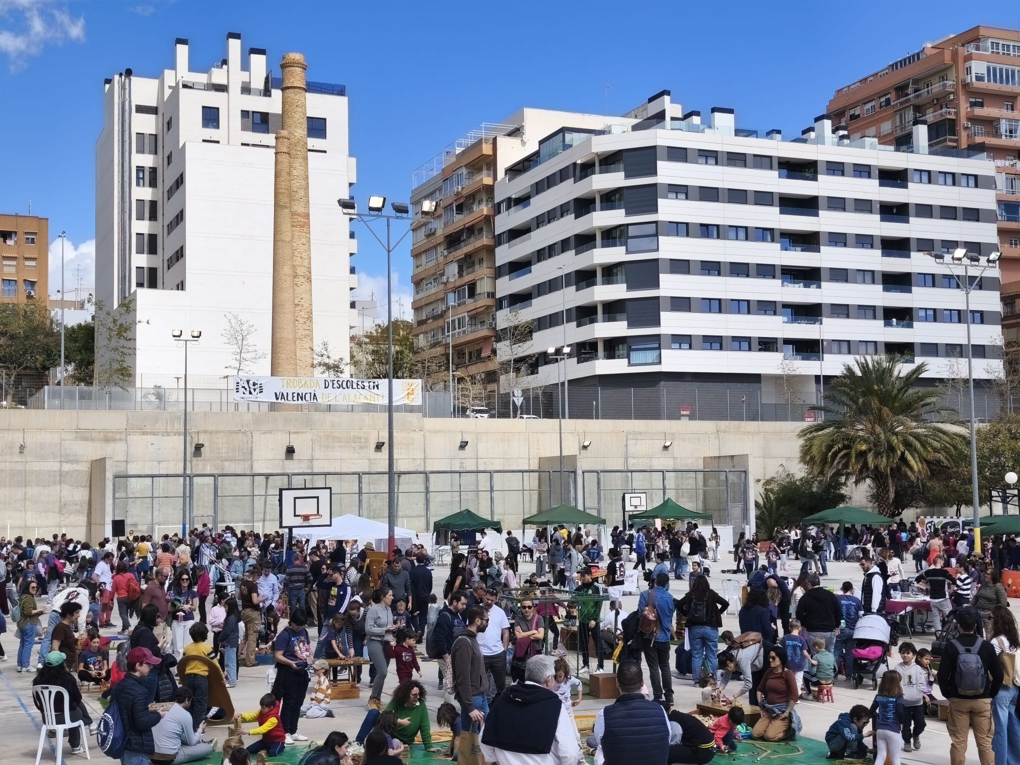 CEIP Benalua d'Alacant durant la Trobada | Escola Valenciana