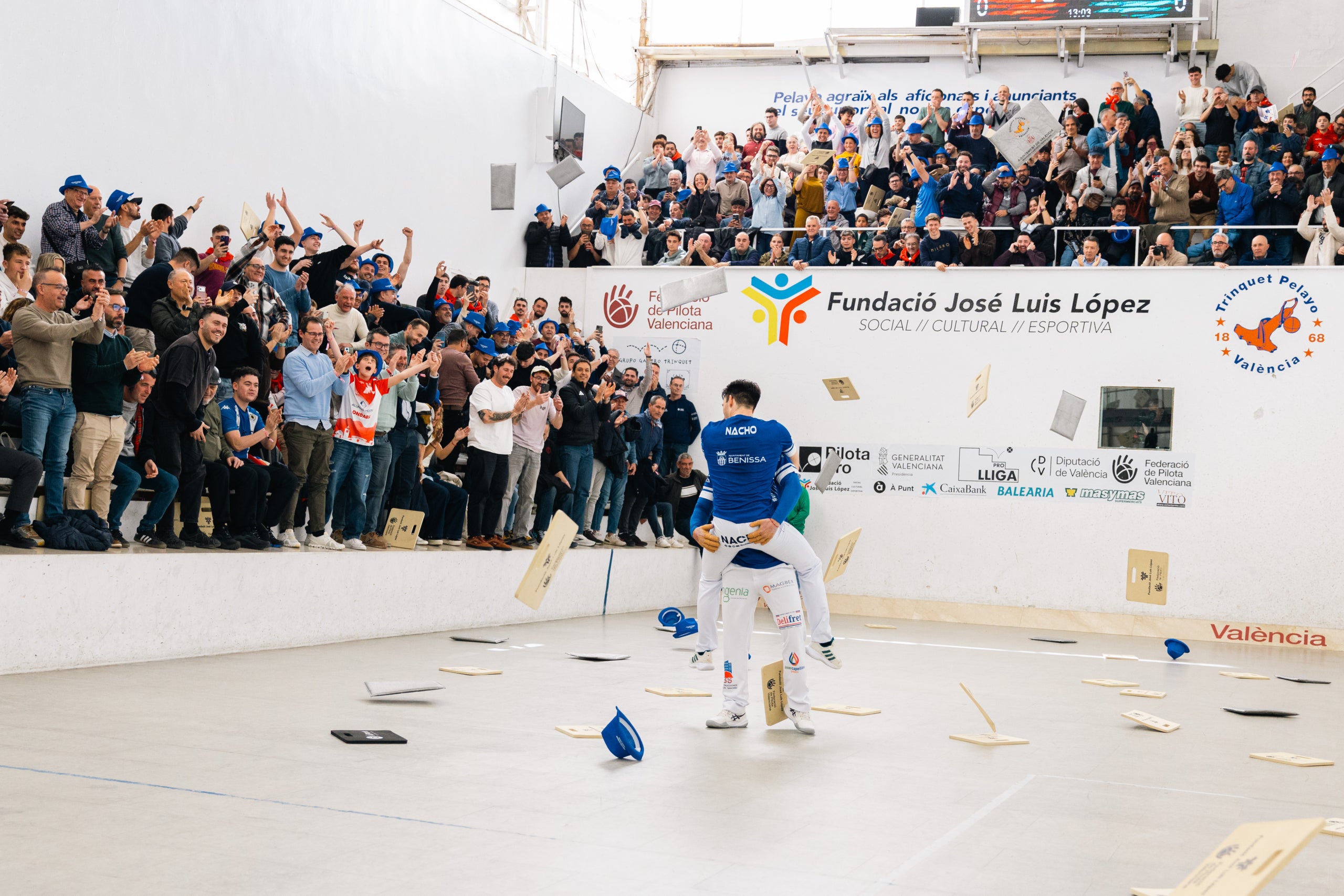 Francés i Nacho (Benissa) celebren l'últim quinze. Fedpival