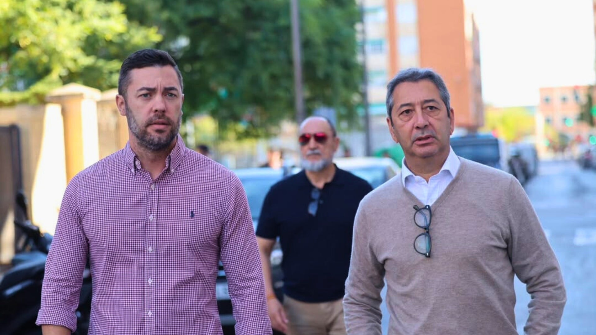 Alejandro Vila i Vicente Barrera a València el 25 d'ocubtre de 2025 | @voxsagunto