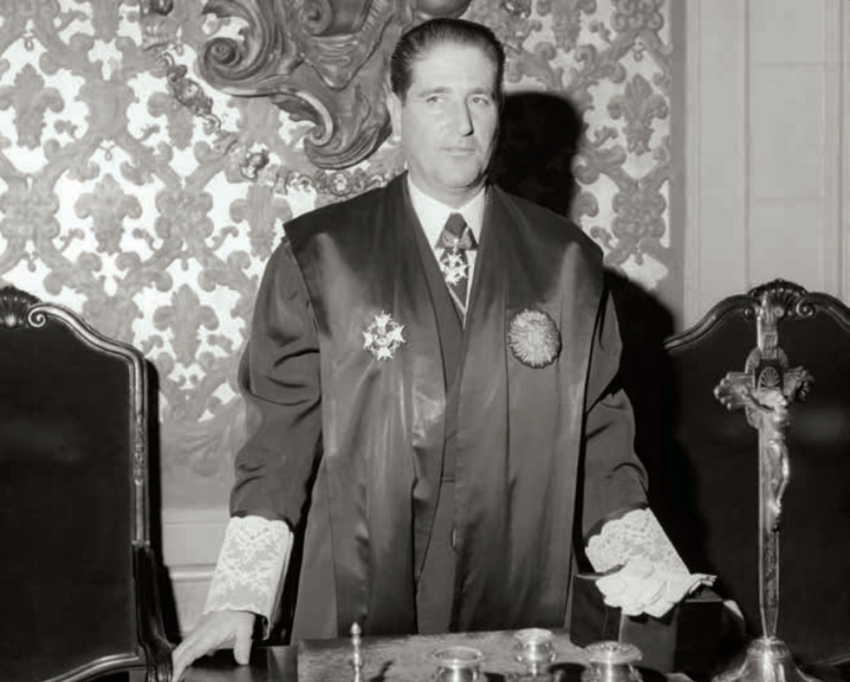 José Francscio Mateu el dia de la presa de possessió com a president del TOP