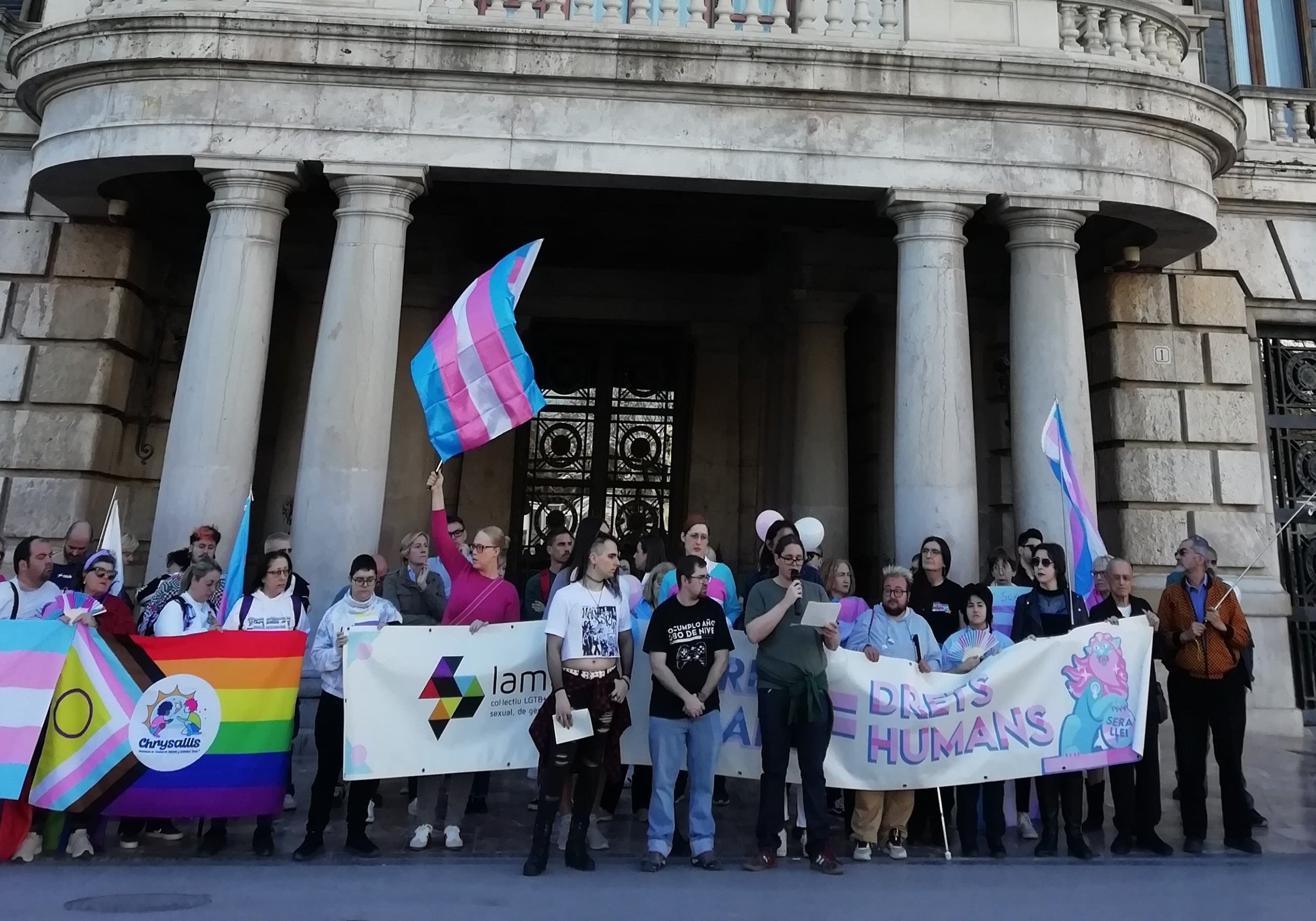 Concentració a València pel Dia de la visibilitat trans del 2025
