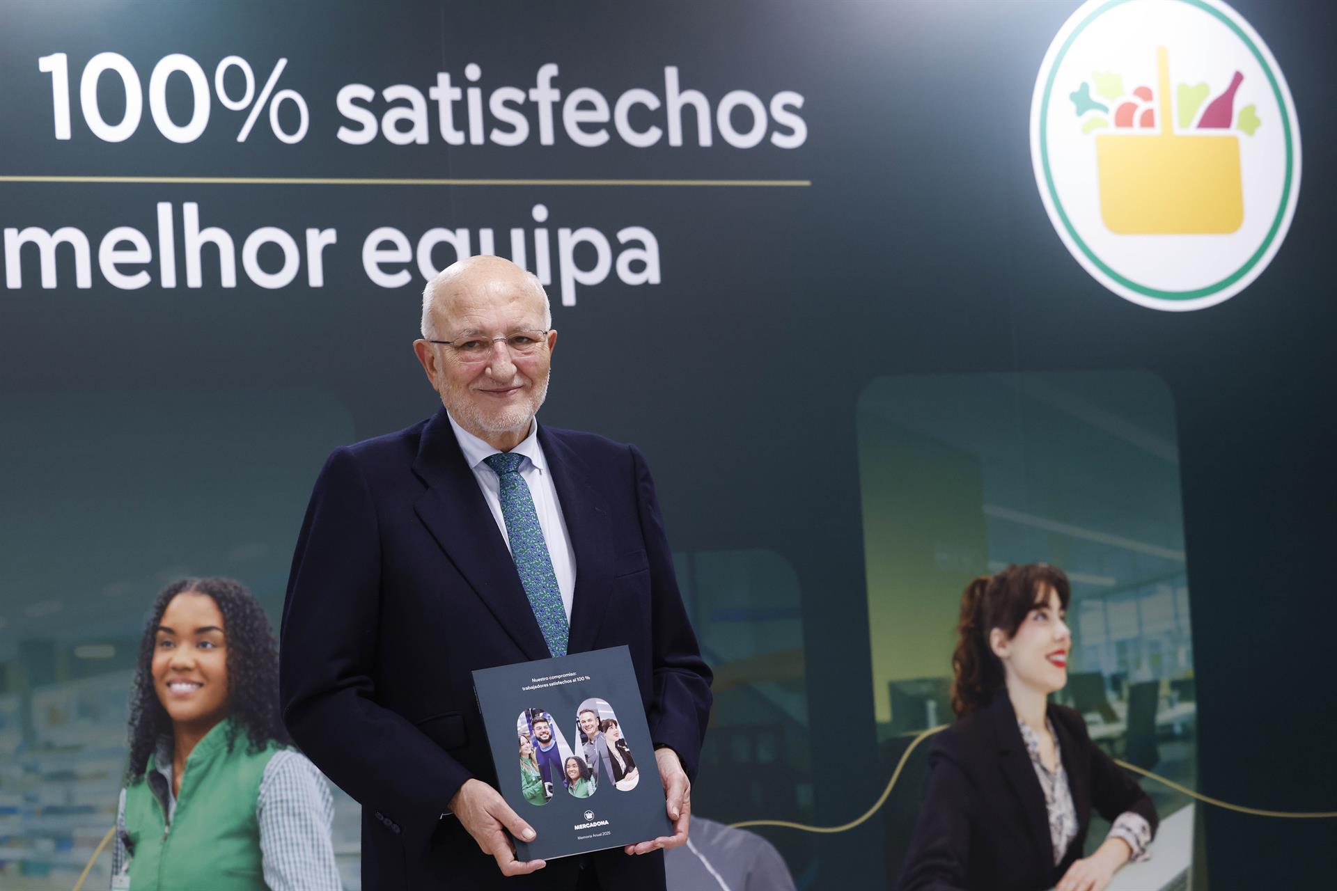 Juan Roig, presidente de Mercadona durant la presentació de la seua memòria anual | Rober Solsona | EP