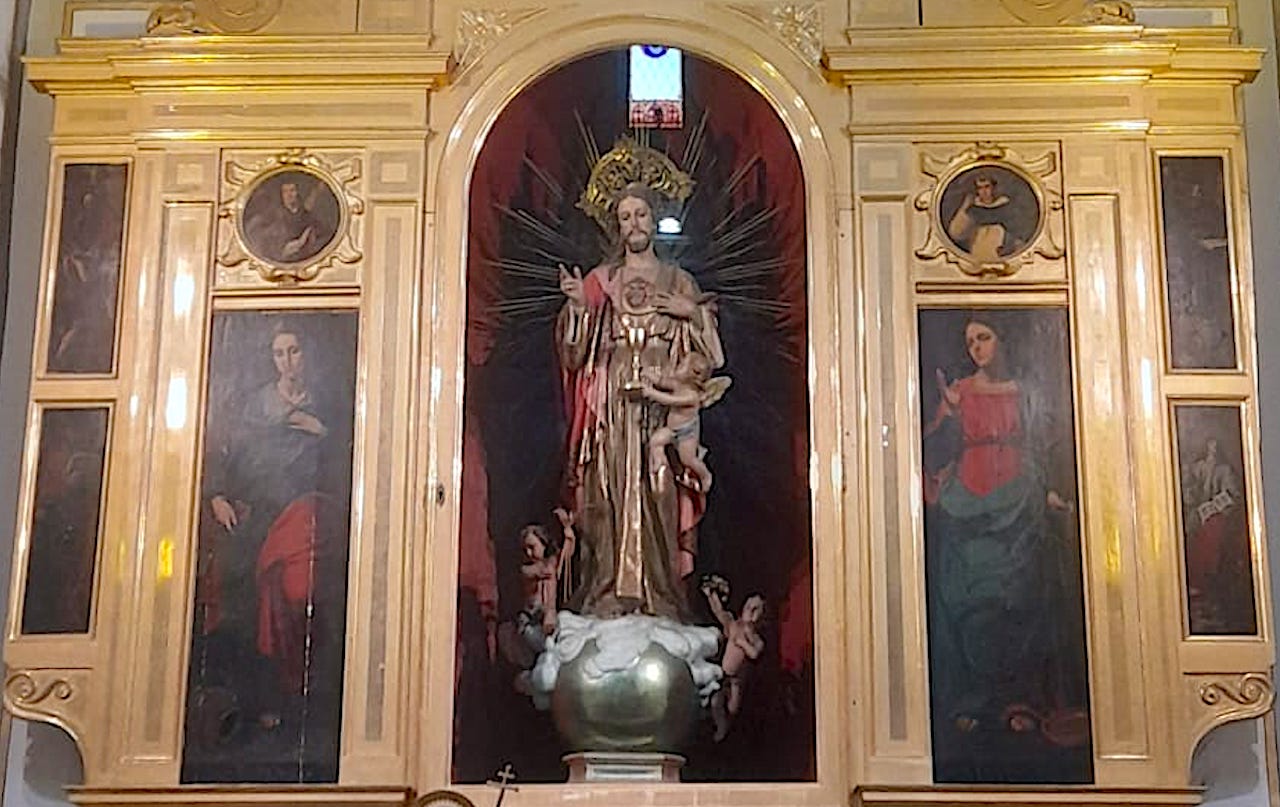 Francesc Ribalta, retaule de Sant Hipòlit, anomenat 'dels ollers', a Alaquàs (detall)