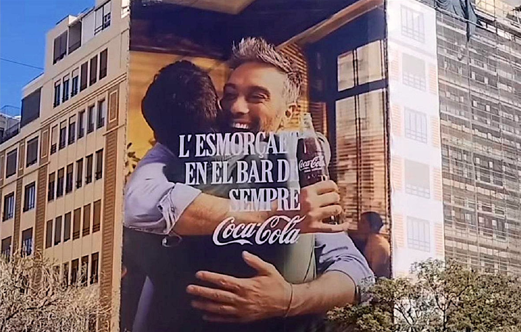 Anunci de Coca-Cola a València