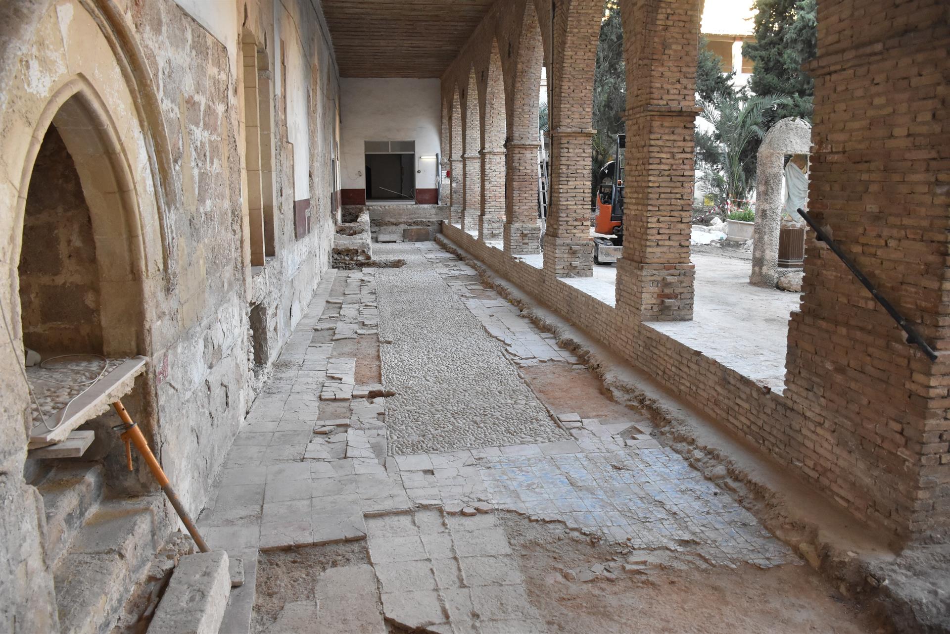 Obres de rehabilitació del Monestir de Santa Clara, a Xàtiva