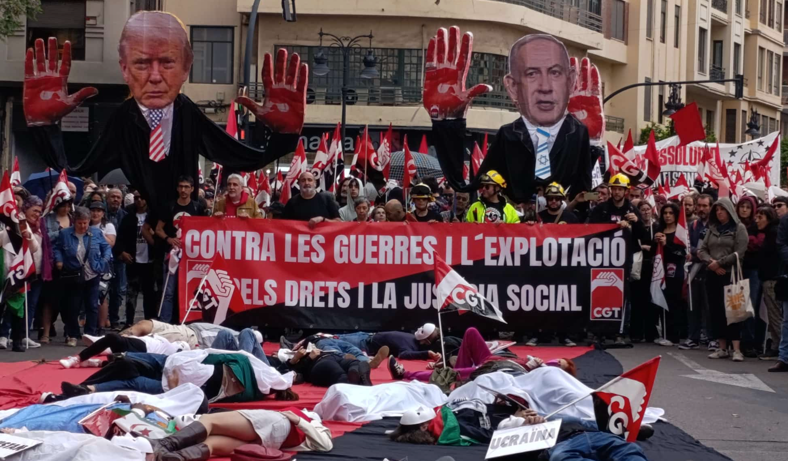 CGT en la manifestació del Primer de Maig del 2026 a València 