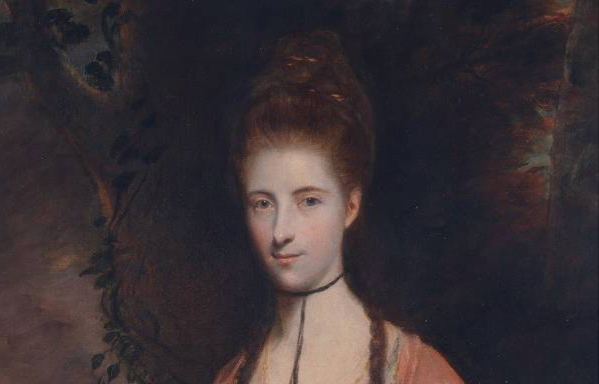 Joshua Reynolds, 'Retrat d'Anne Seymour Damer '(detall), 1773
