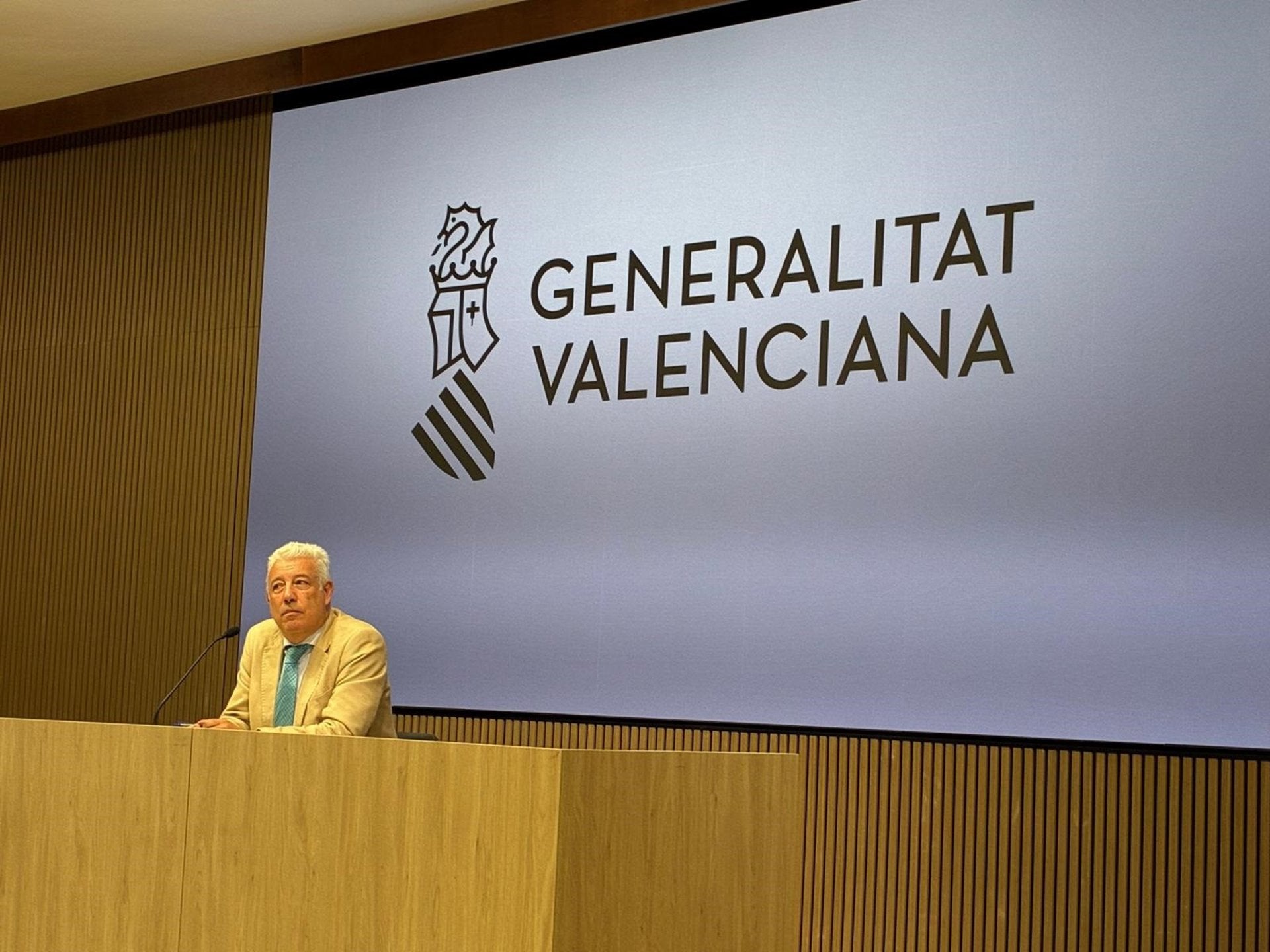 El secretari autonòmic d'Educació, Daniel Mcevoy, en una compareixença sobre la vaga | EP