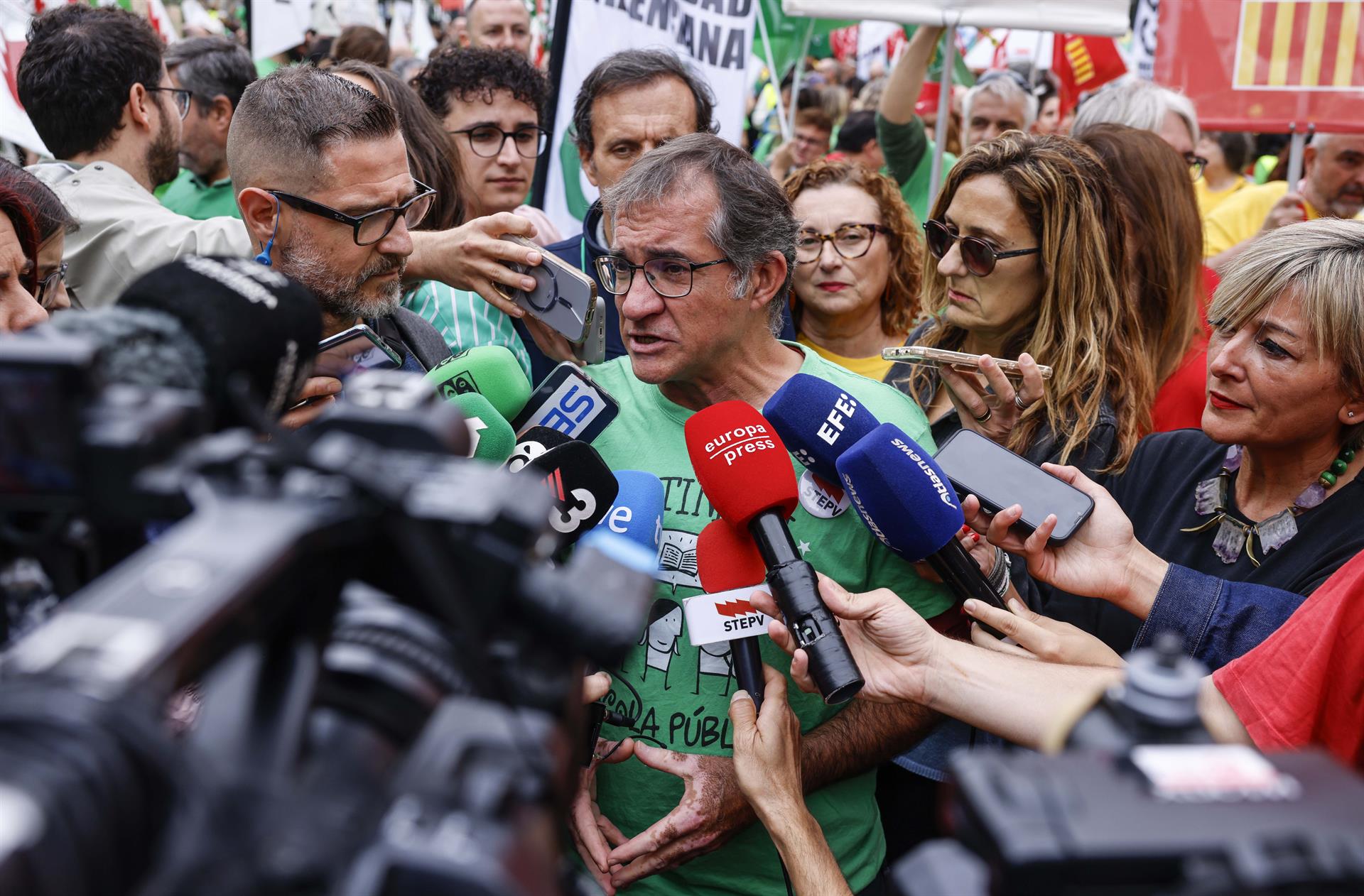 El representant de l'STEPV, Marc Candela | Rober Solsona | EP