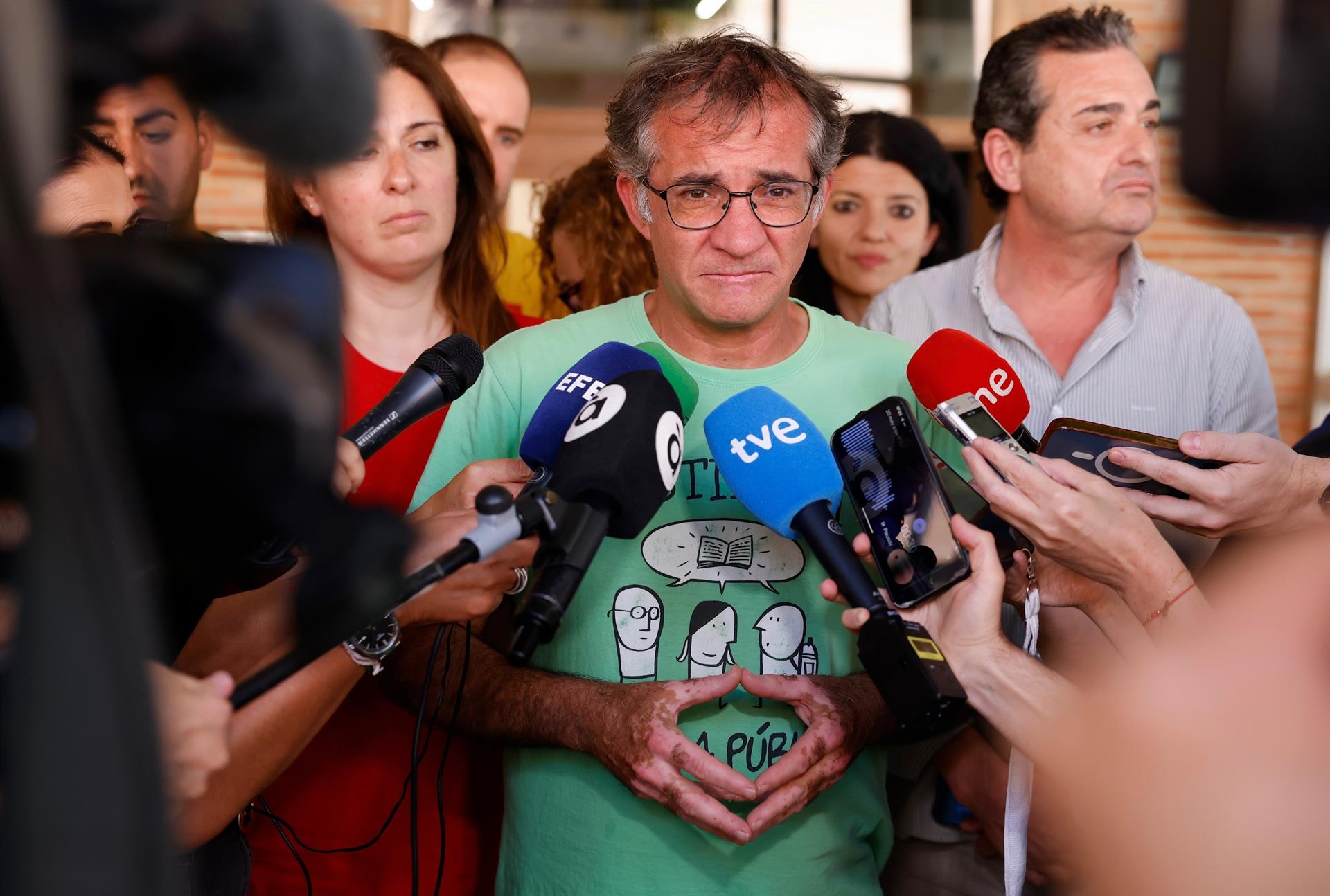 El representant del sindicat majoritari STEPV, Marc Candela | Rober Solsona | EP