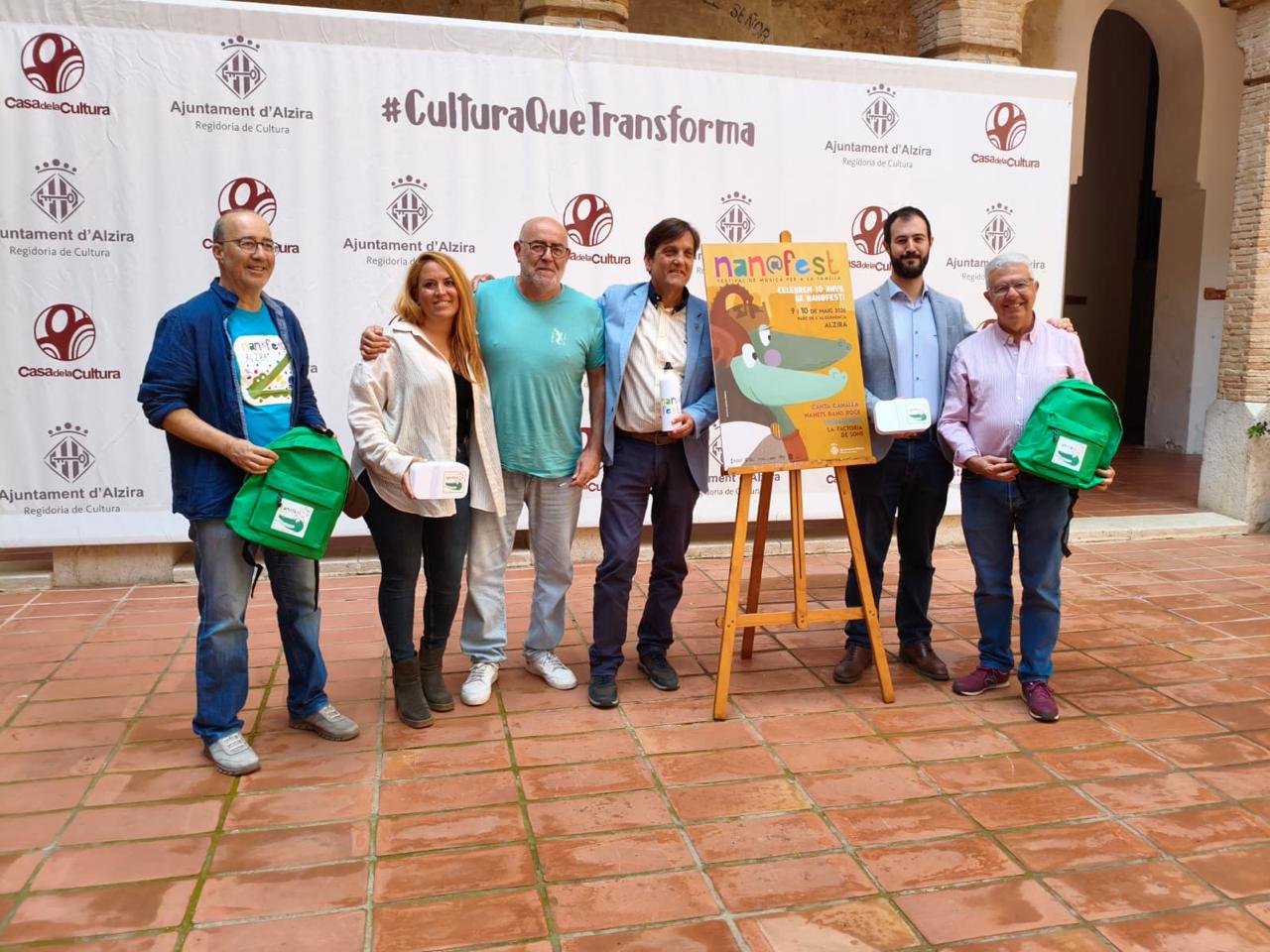 Presentació del Nanofest aquest matí a Alzira
