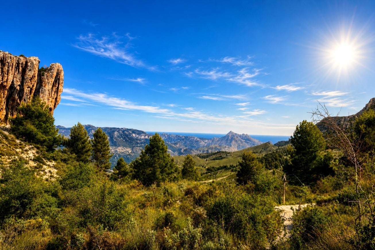 Paisatge des de la Vall de Guadalest - La Marina Alta - MVG