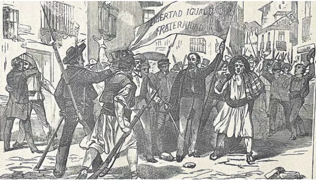 Entrada de José Pérez Guillén, l'Enguerí, a València, el 1869