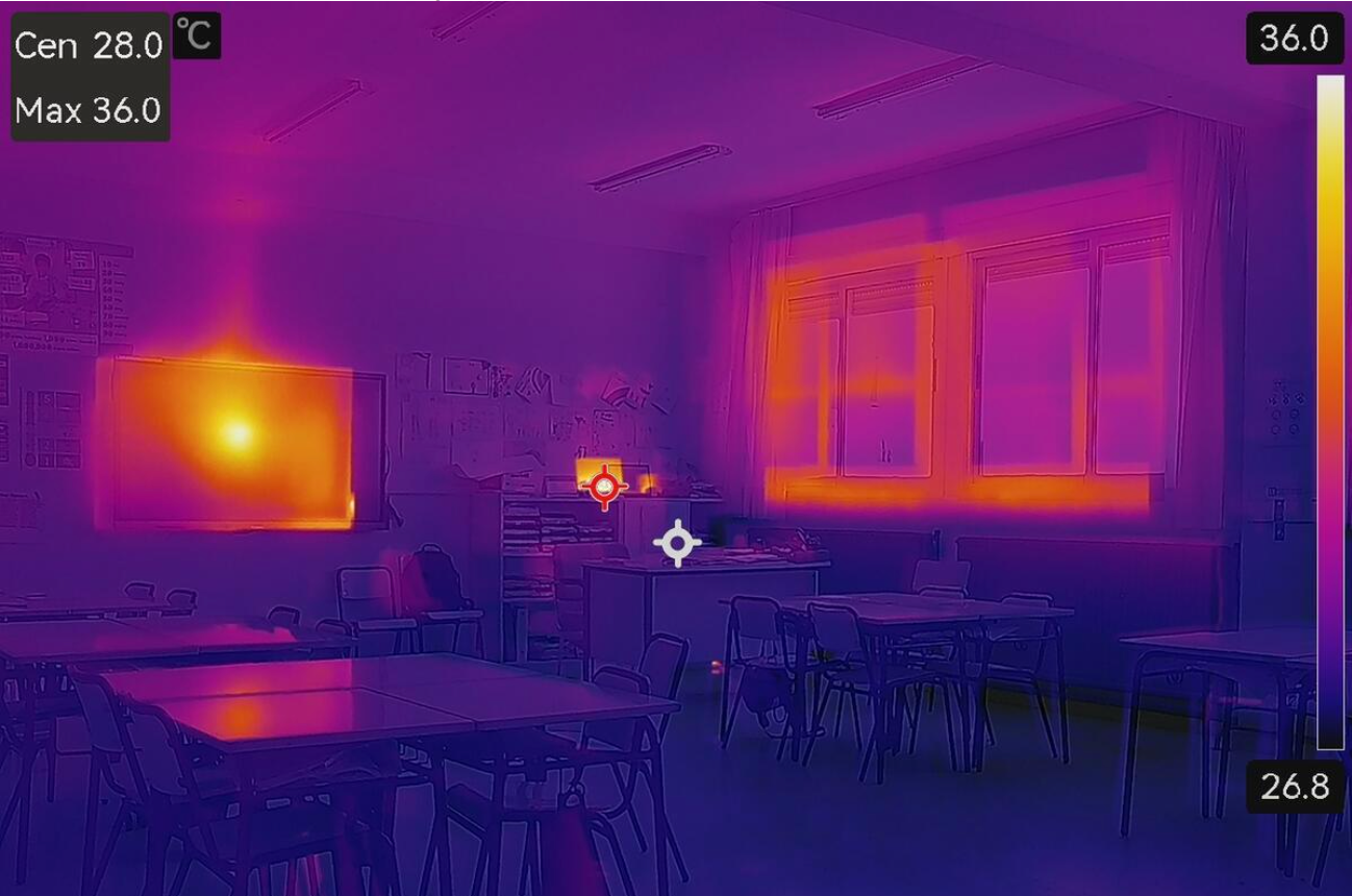 Imatges termogràfiques d'un centre educatiu | Greenpeace