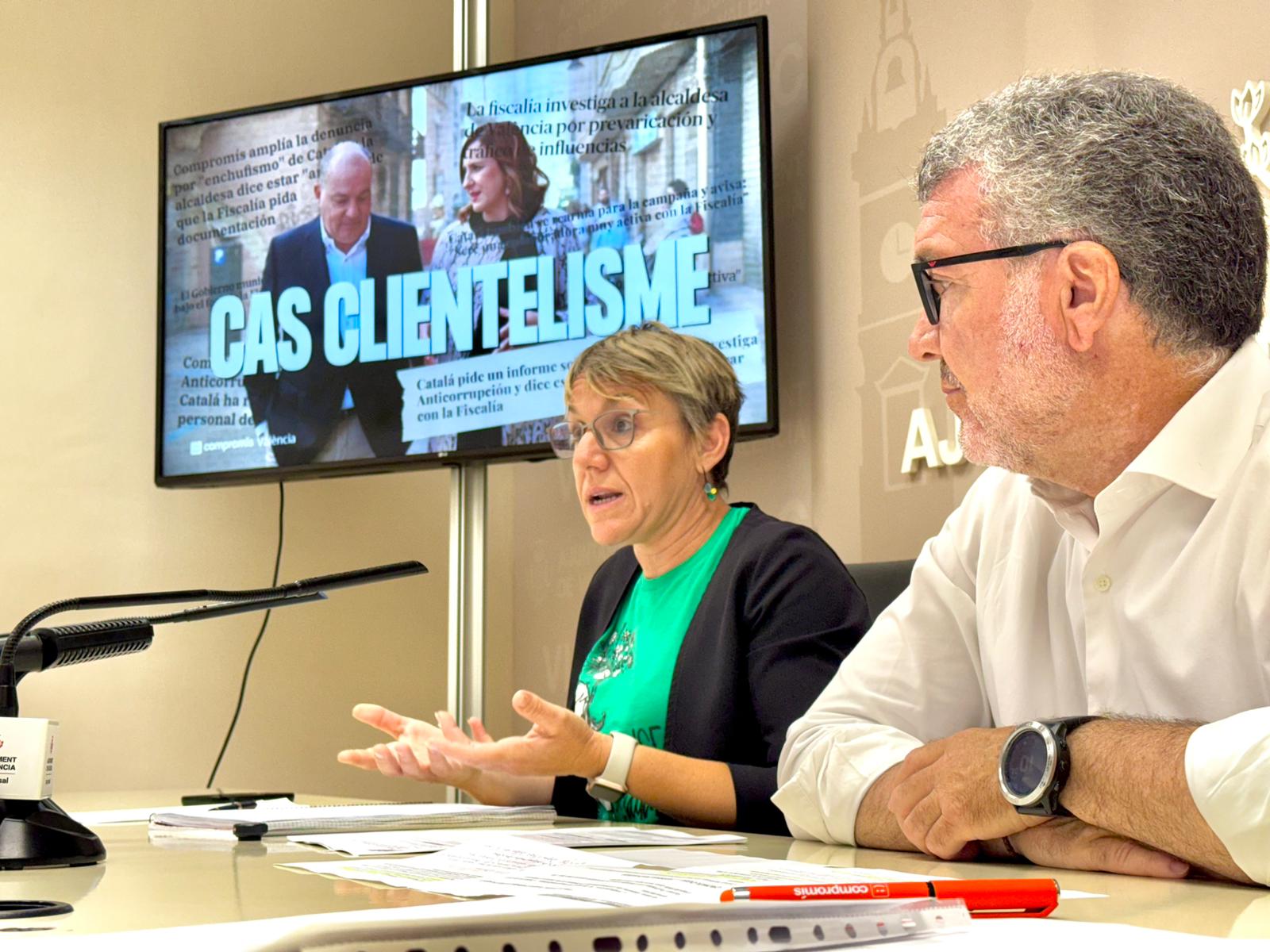 Papi Robles i Ferran Puchades presenten les noves dades del 'Cas Clientelisme'