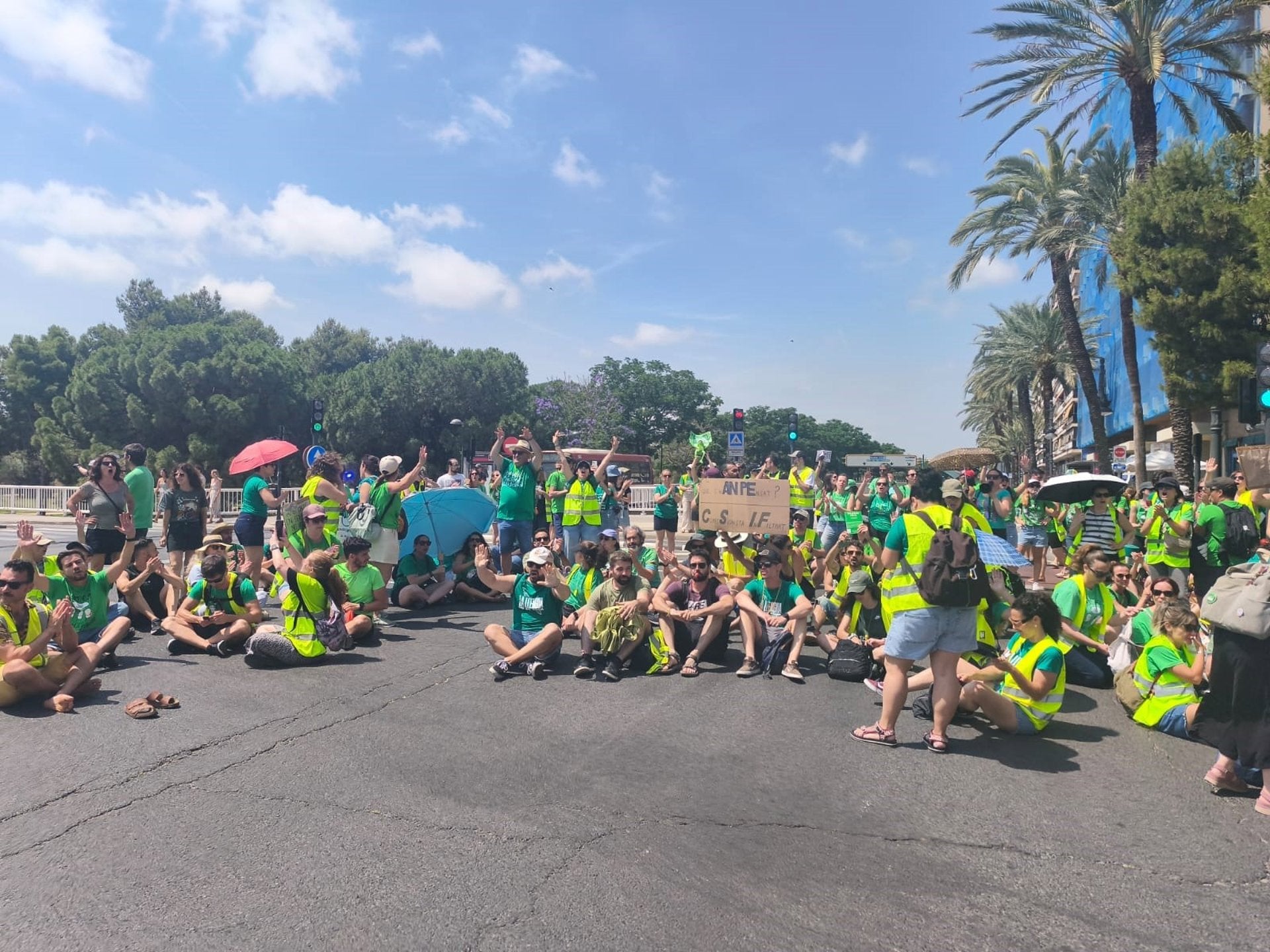 Concentració de docents, aquest matí, a València | EP