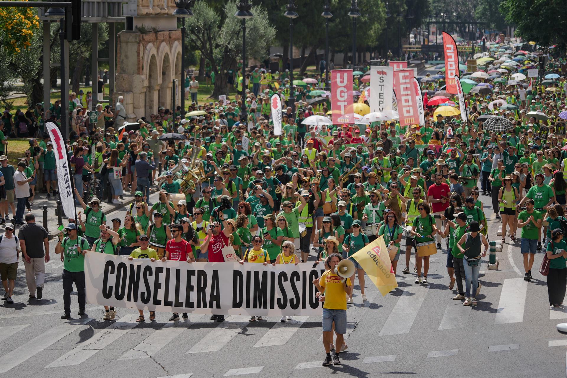 Manifestació a València per l'escola pública, el 2 de juny del 2026 | Jorge Gil | EP