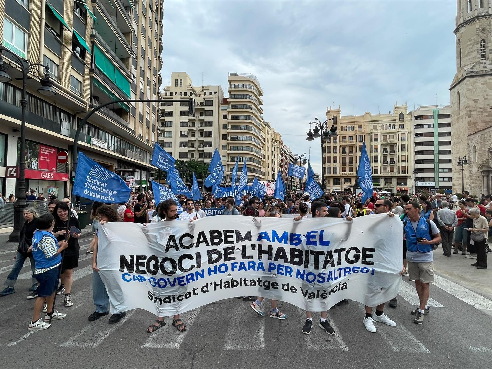 Manifestació a València pel dret a l'habitatge, el 6 de maig del 2026 | EP