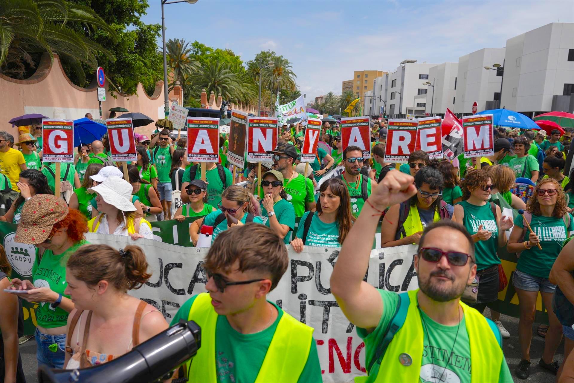 Manifestació a València per l'escola pública, l'11 de maig del 2026 | Edu Manzana | EP