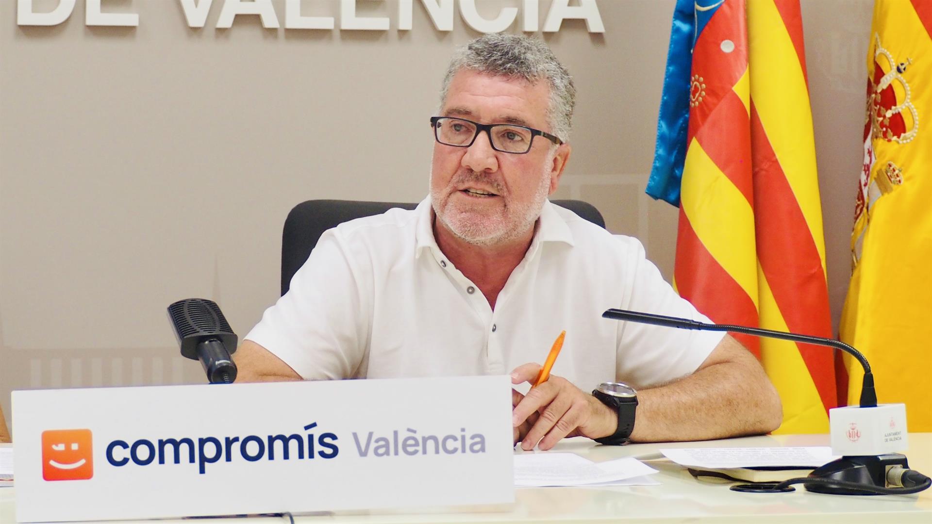 El regidor de Compromís a l'Ajuntament de València Ferran Puchades | EP