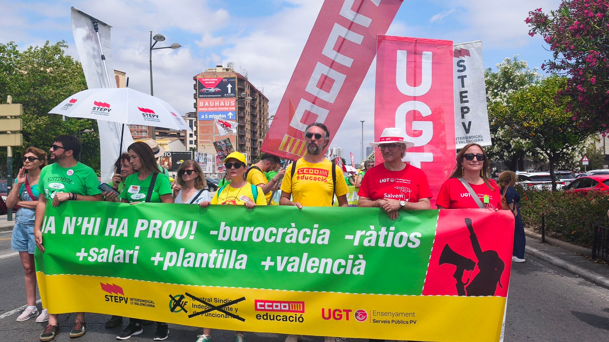 Manifestació a València per l'escola pública, l'11 de maig del 2026 | UGT PV
