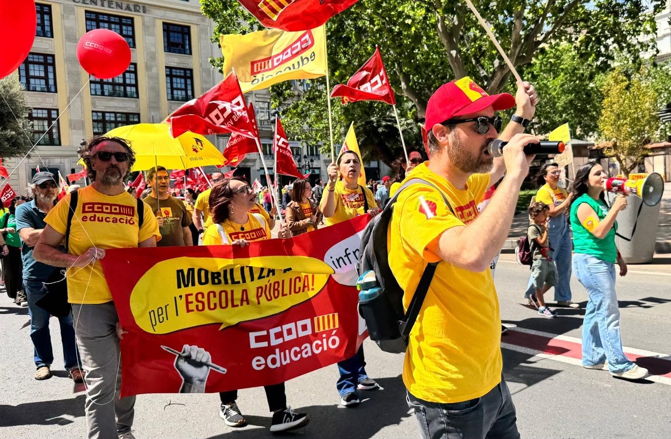 Manifestació a València per l'escola pública