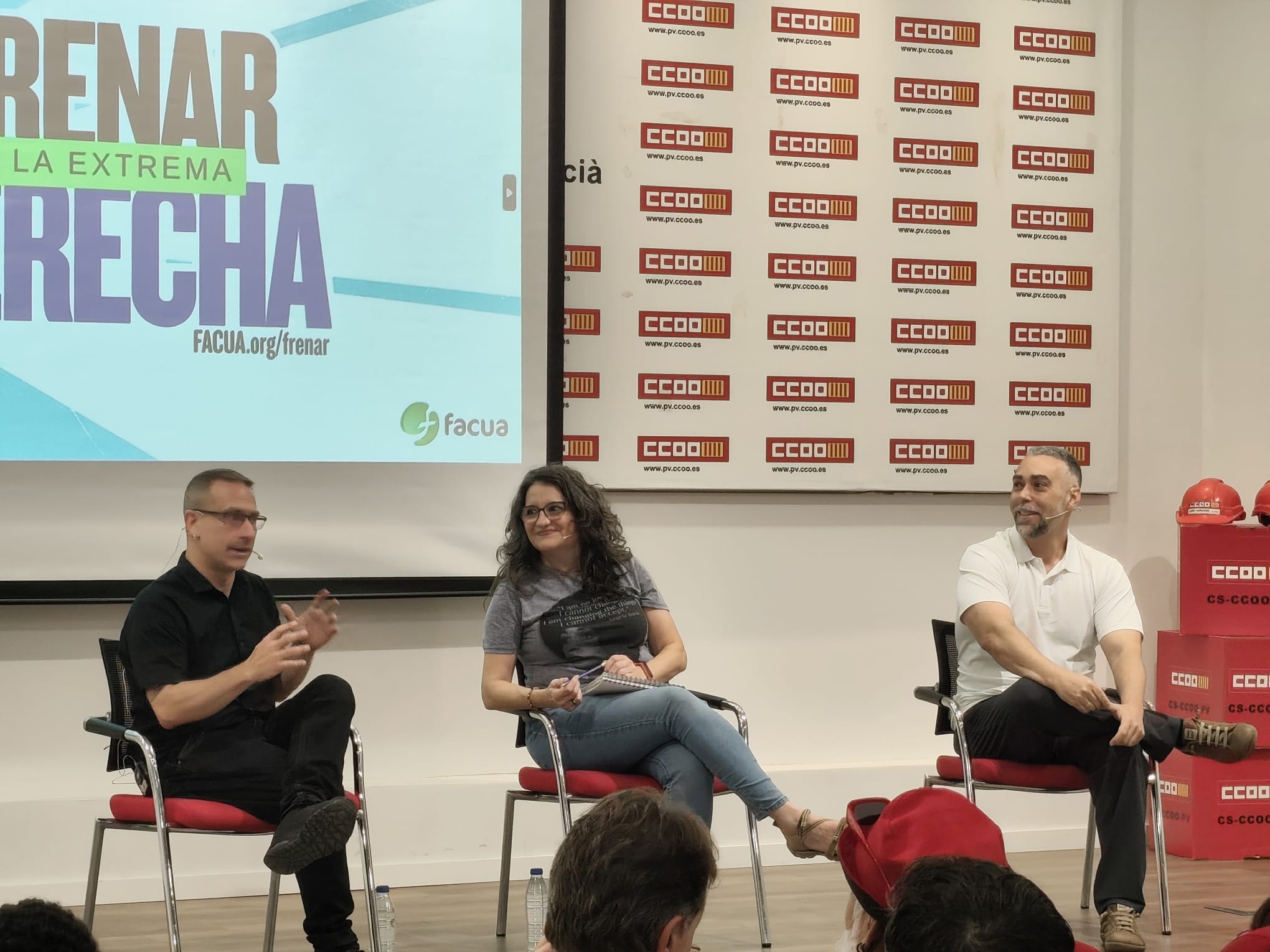 Mònica Oltra a l'acte 'com frenar l'extrema dreta'