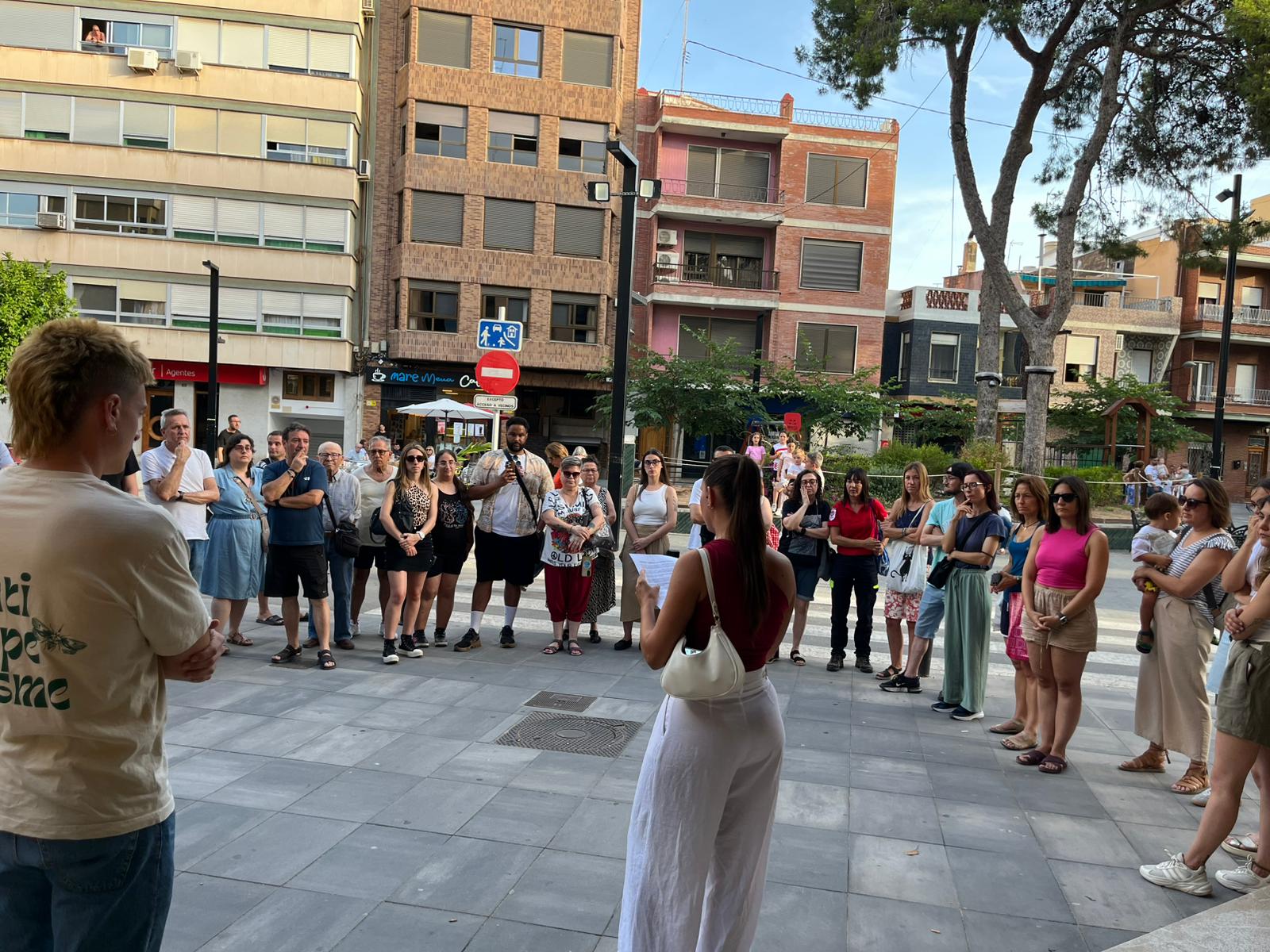 Protesta antitaurina, dilluns davant de l'Ajuntament d'Albal.