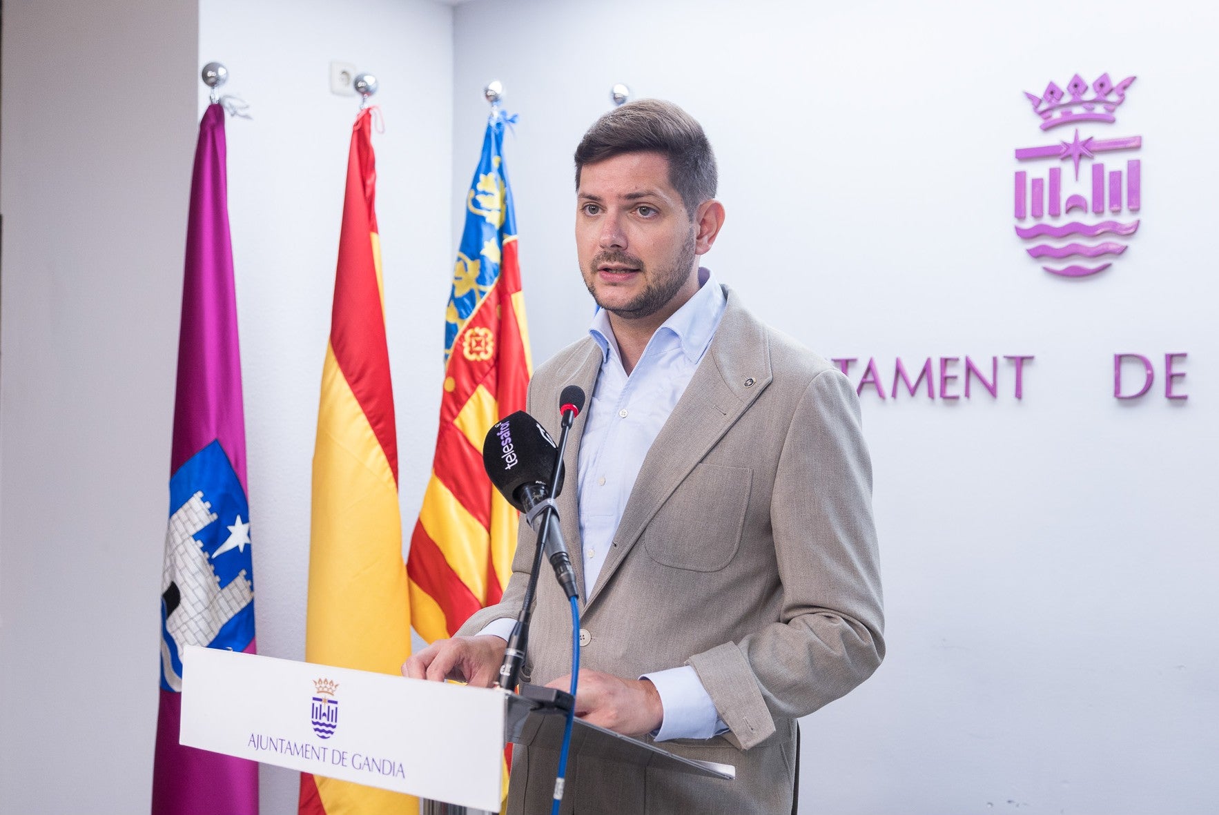 L'alcalde de Gandia, José Manuel Prieto.