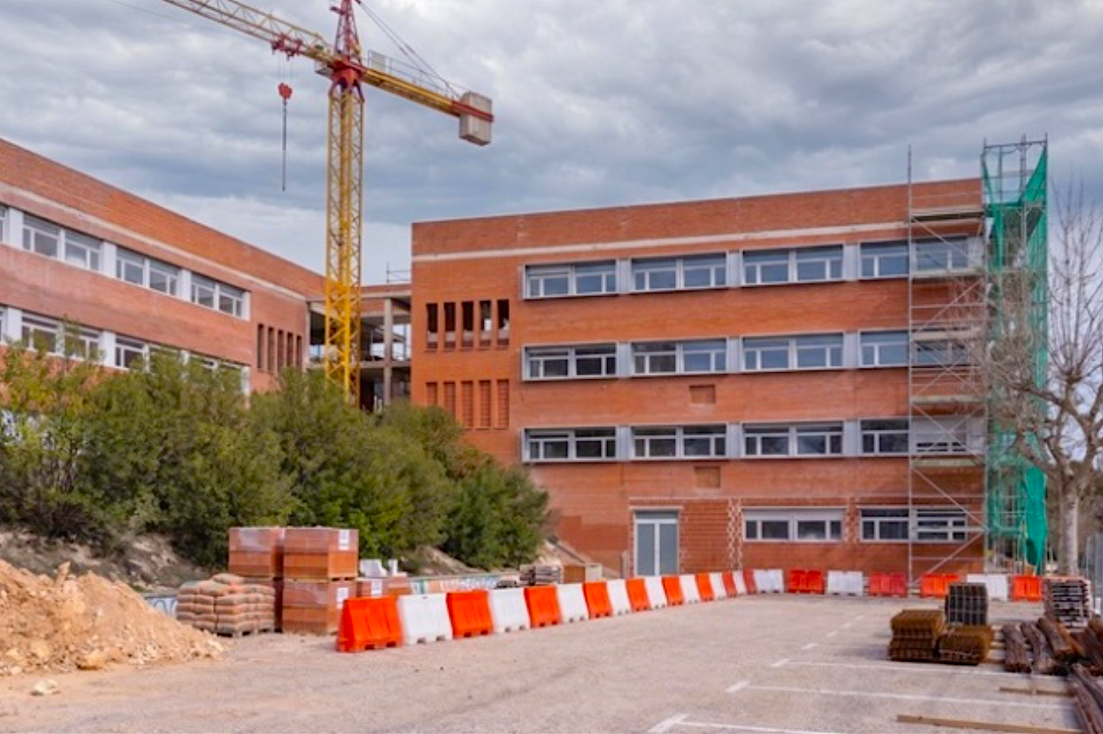 Obres de l'IES Andreu Sempere, a Alcoi.