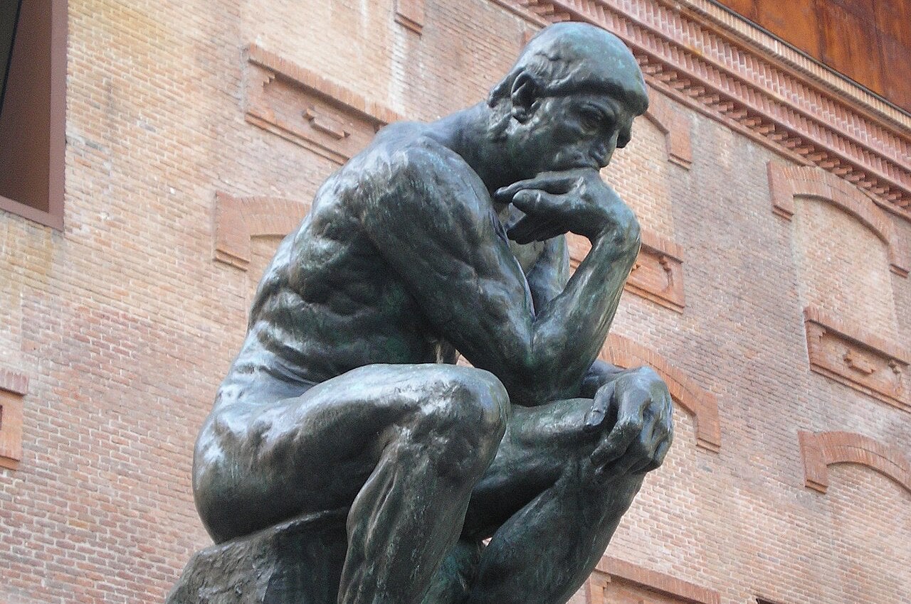 Auguste Rodin, 'El pensador', 1881-1882 | Wikimedia Commons