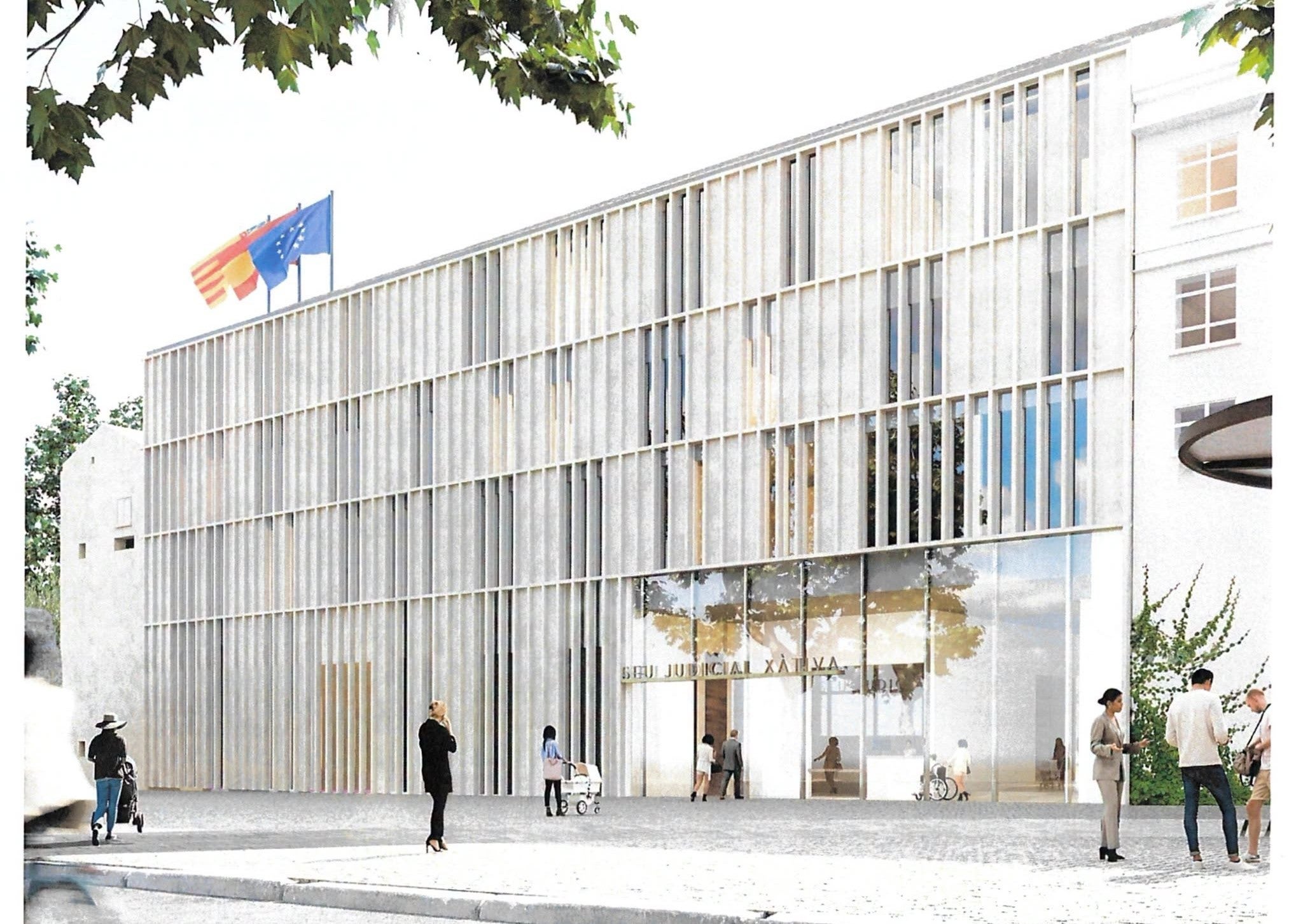 Realitat virtual del futur jutjat de Xàtiva en Santa Clara.