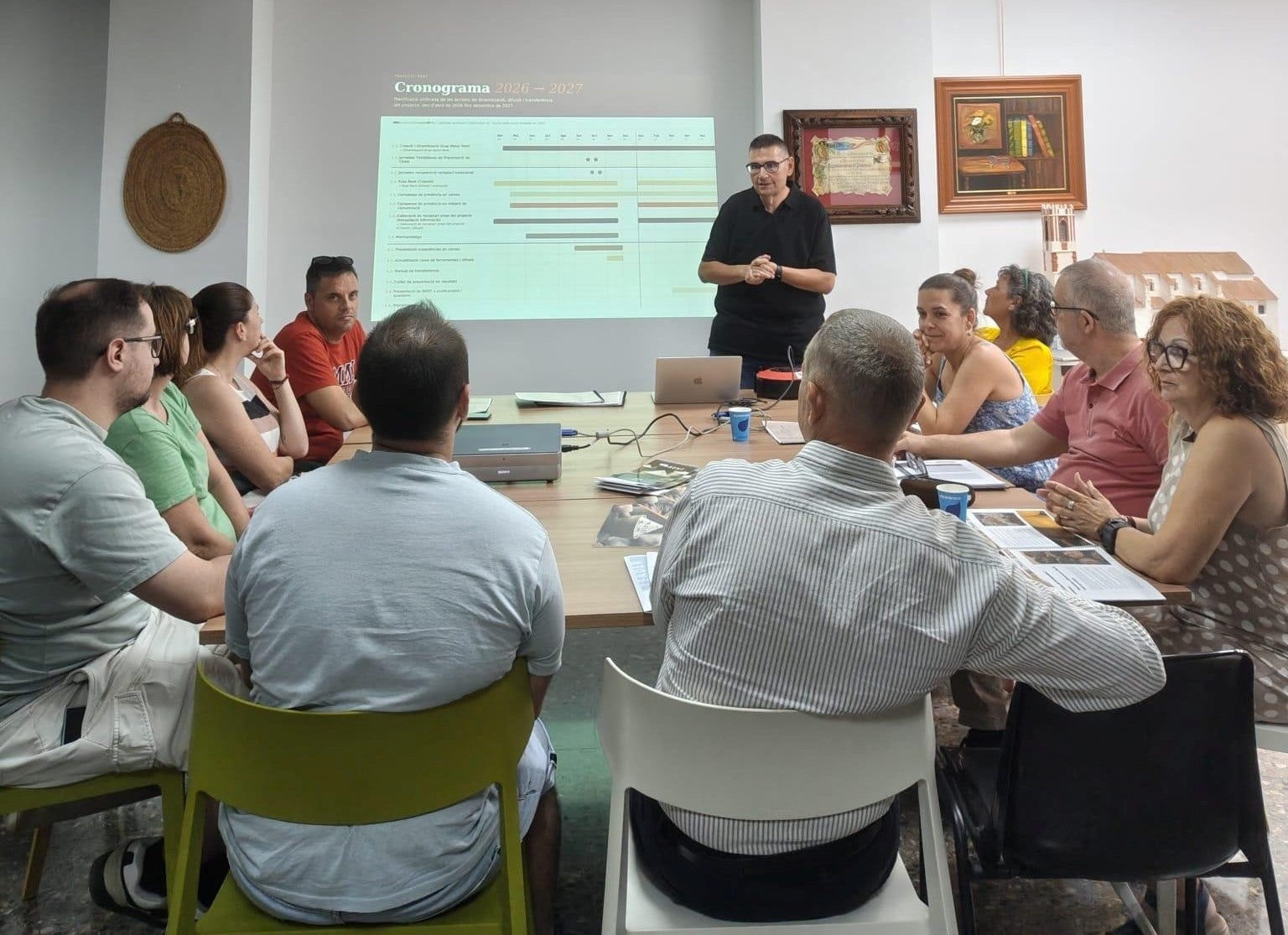 Reunió del Projecte Rent d'ajudes per a obrir nous forns.