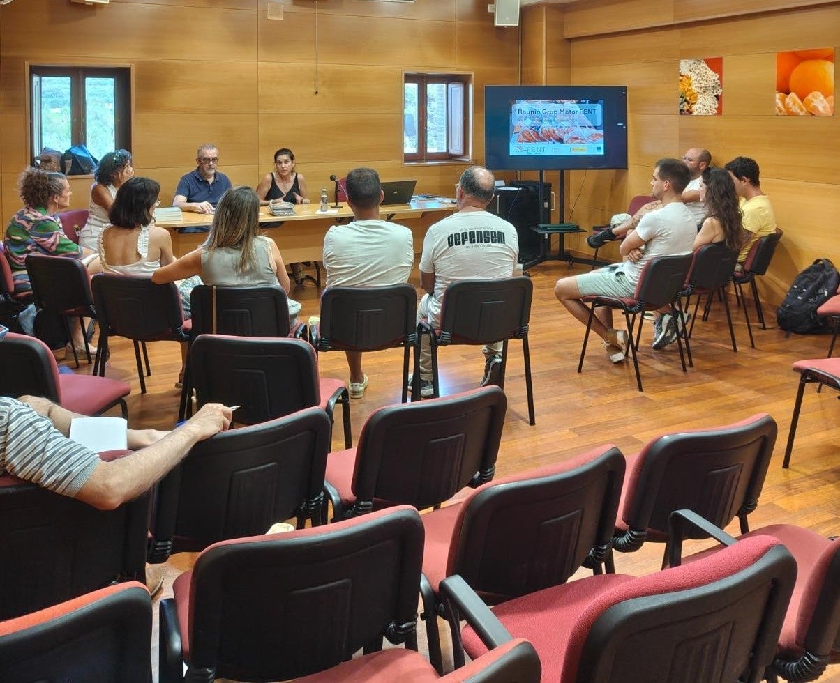 Reunió a Énguera del Projecte RENT de suport als forns tradicionals.