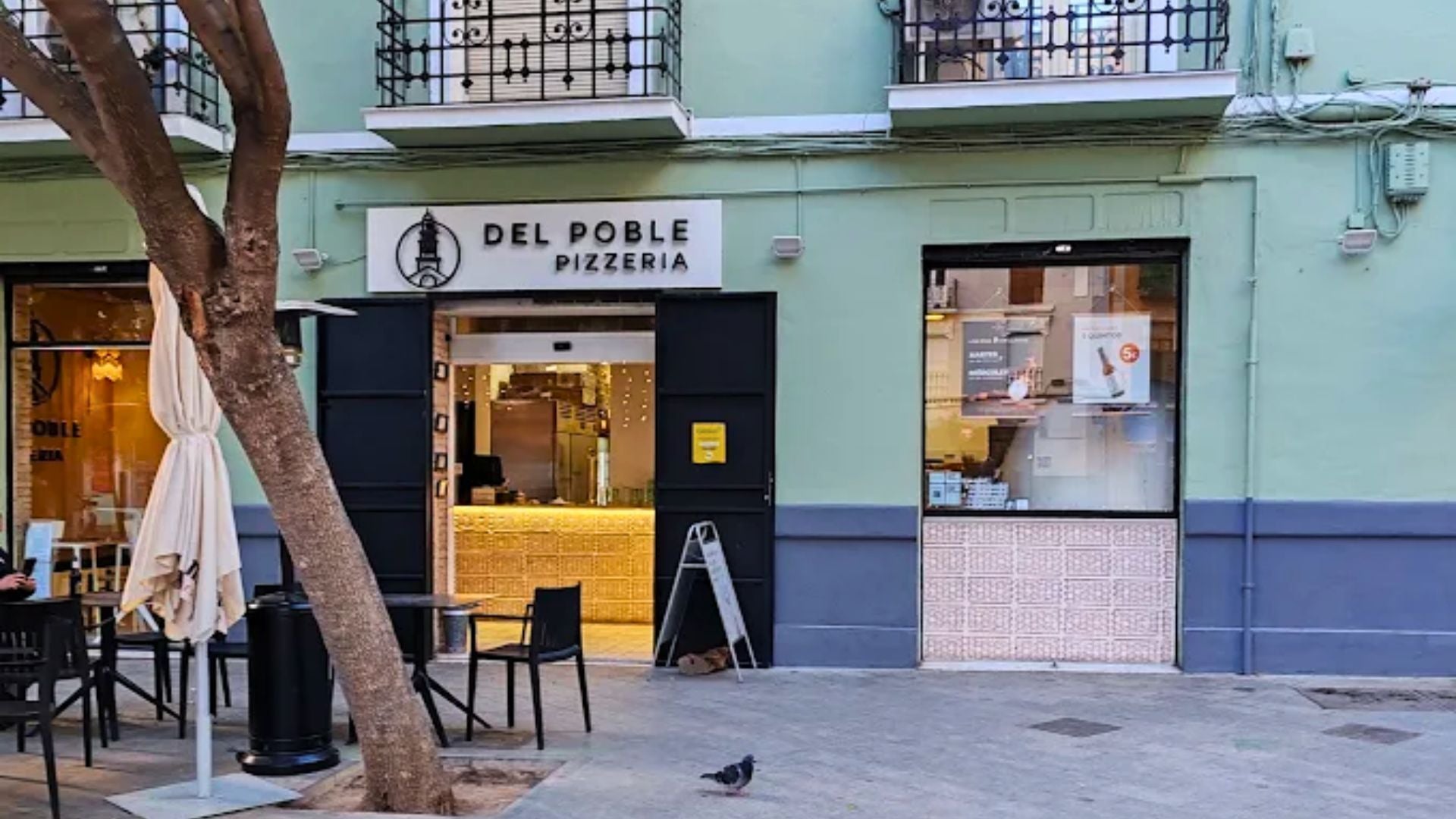 Pizzeria del Poble al seu local a Russafa València | Google Fotos