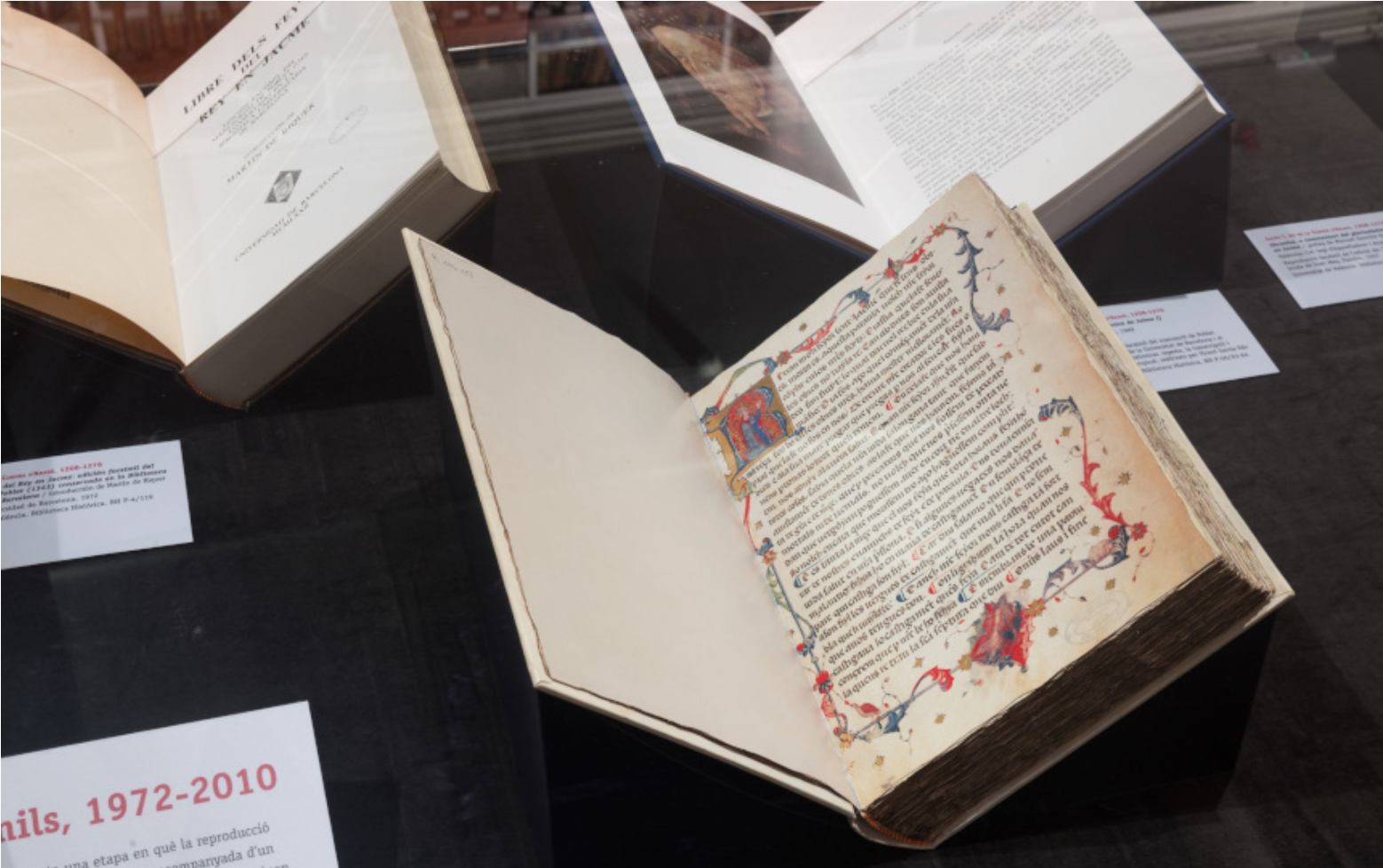 Jaume I, rei de la Corona d’Aragó, 1208-1276. 'El llibre dels Feyts (Crónica de Jaime I)'. [València]: Vicent García, 1989. Vol. 1: reproducció facsímil del manuscrit de Poblet conservat a la Biblioteca de la Universitat de Barcelona.