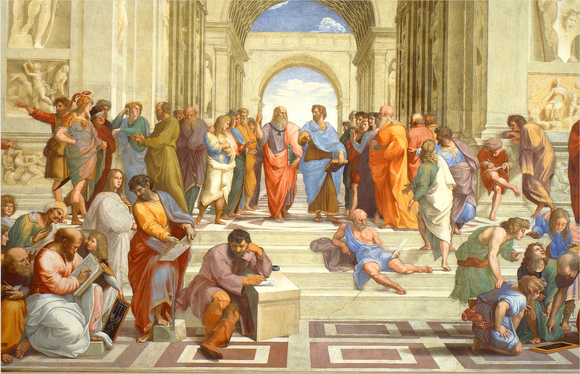 Rafael Sanzio, 'L'Escola d'Atenes' (detall) | Wikimedia Commons