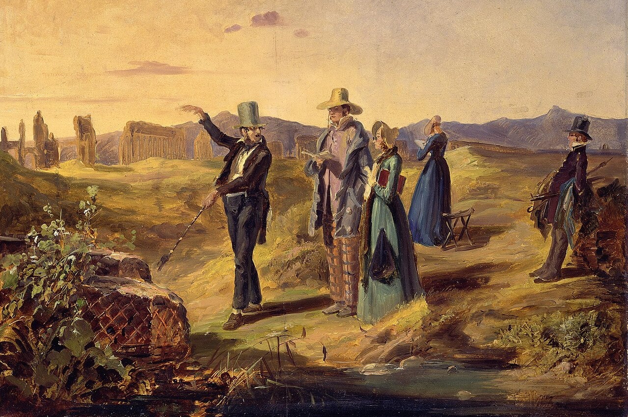 Carl Spitzweg, 'Anglesos d'excursió al camp', ca. 1835 | Staatliche Museen zu Berlin, Nationalgalerie | J. P. Anders | Wikimedia Commons