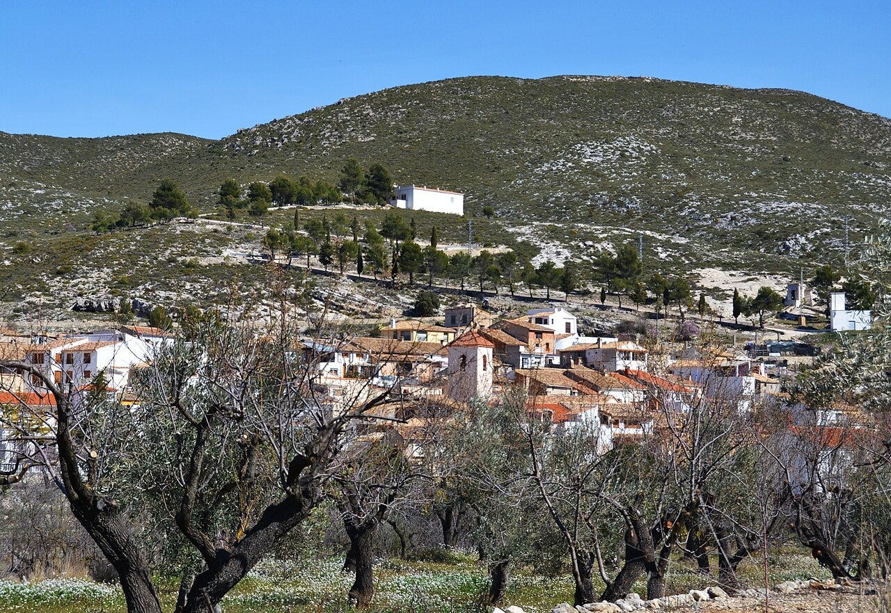 Ametlers i vista del Poble de Fageca | Vikipèdia