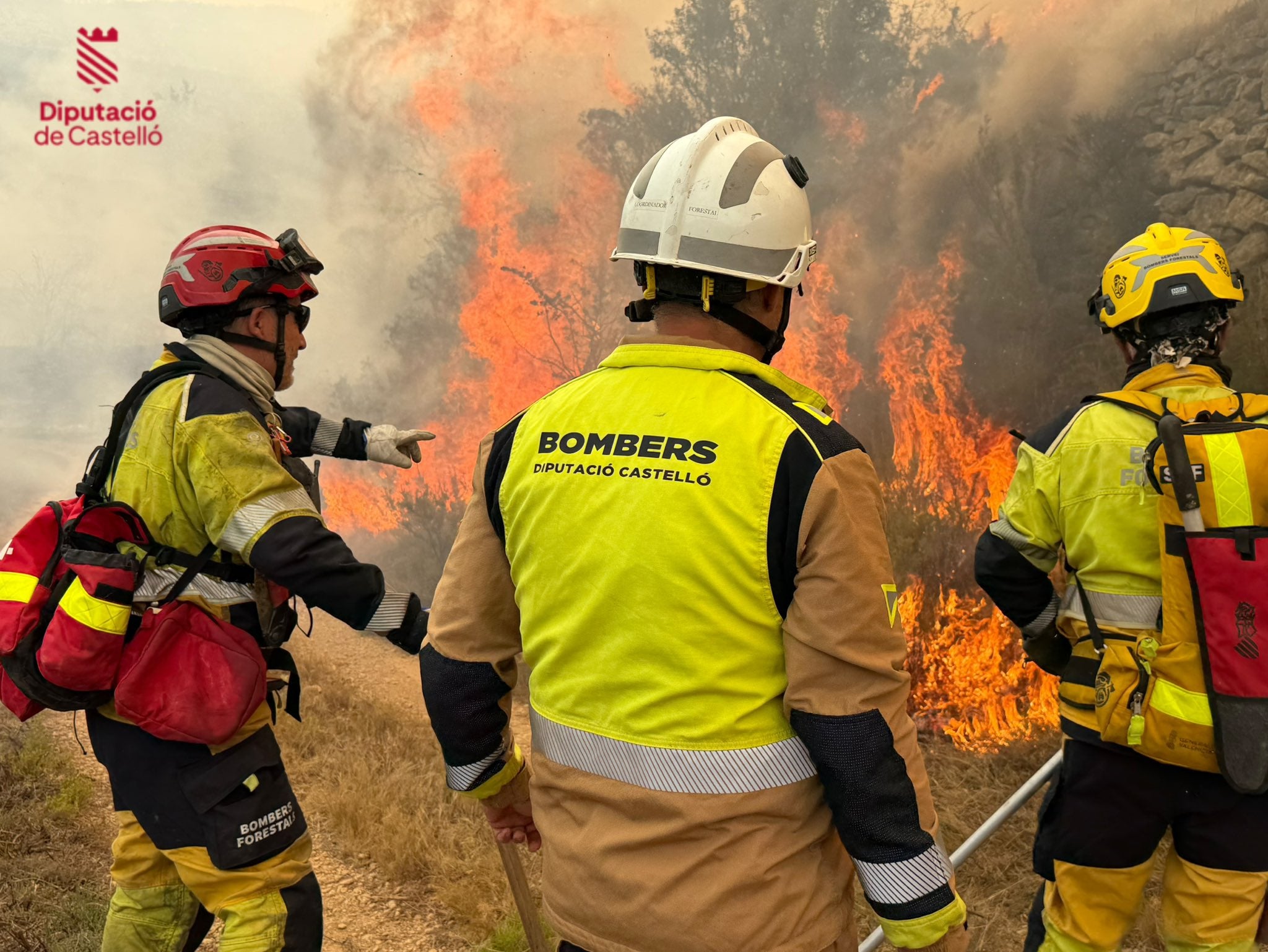 Incendi forestal a Tírig | Diputació de Castelló