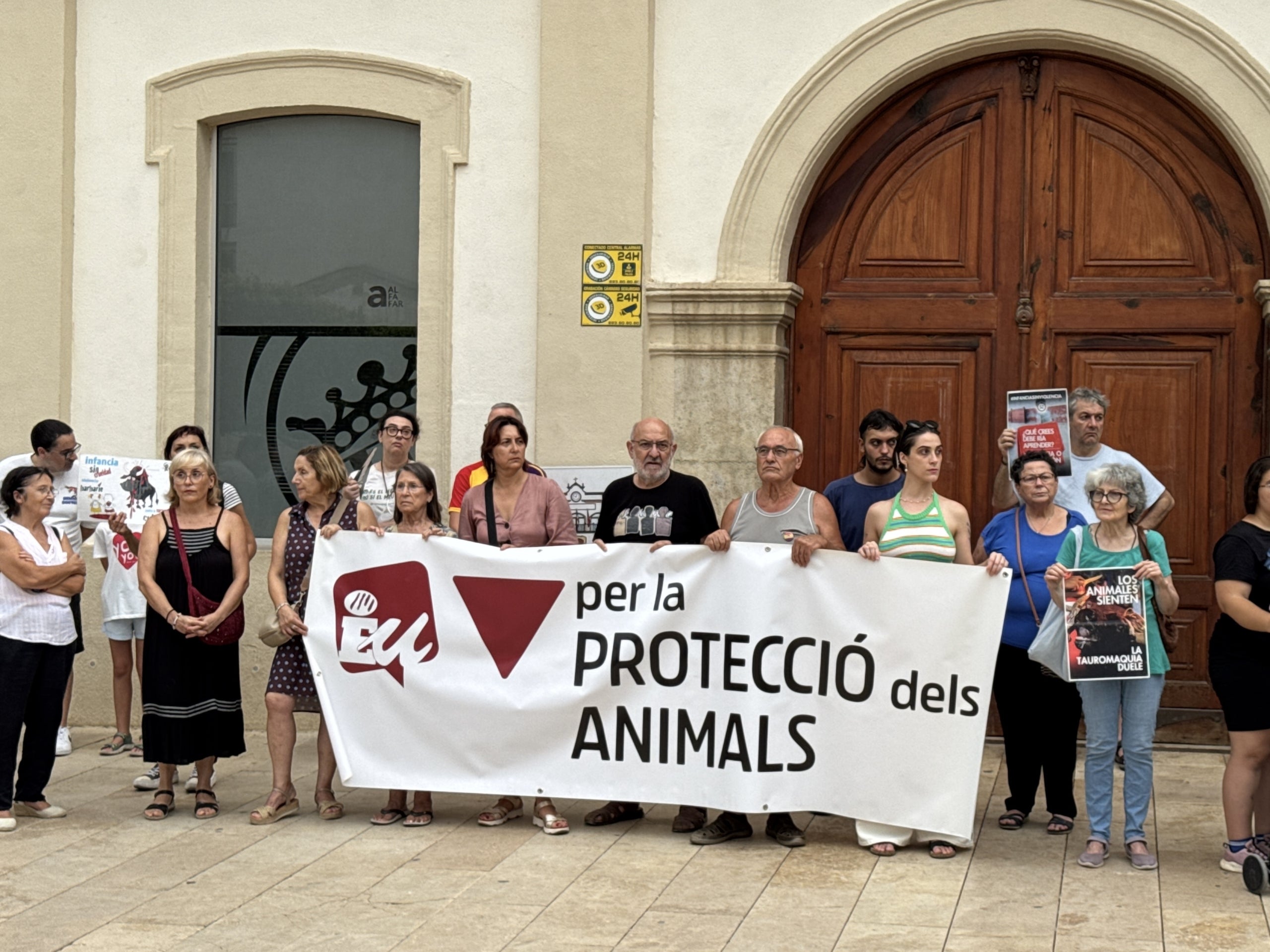 EUPV participa en una concentració antitaurina a Alfafar