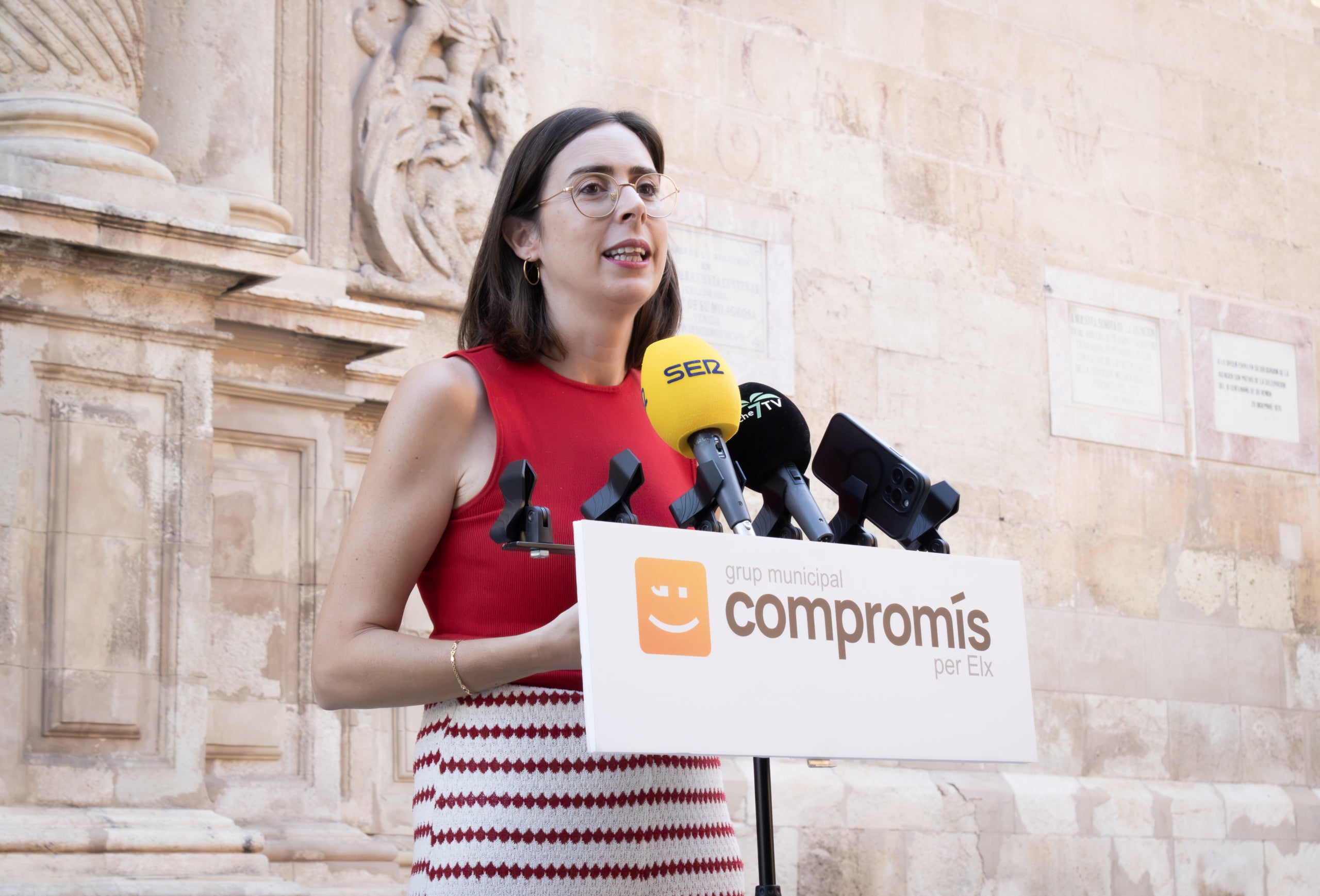 La portaveu de Compromís a Elx, Esther Díez