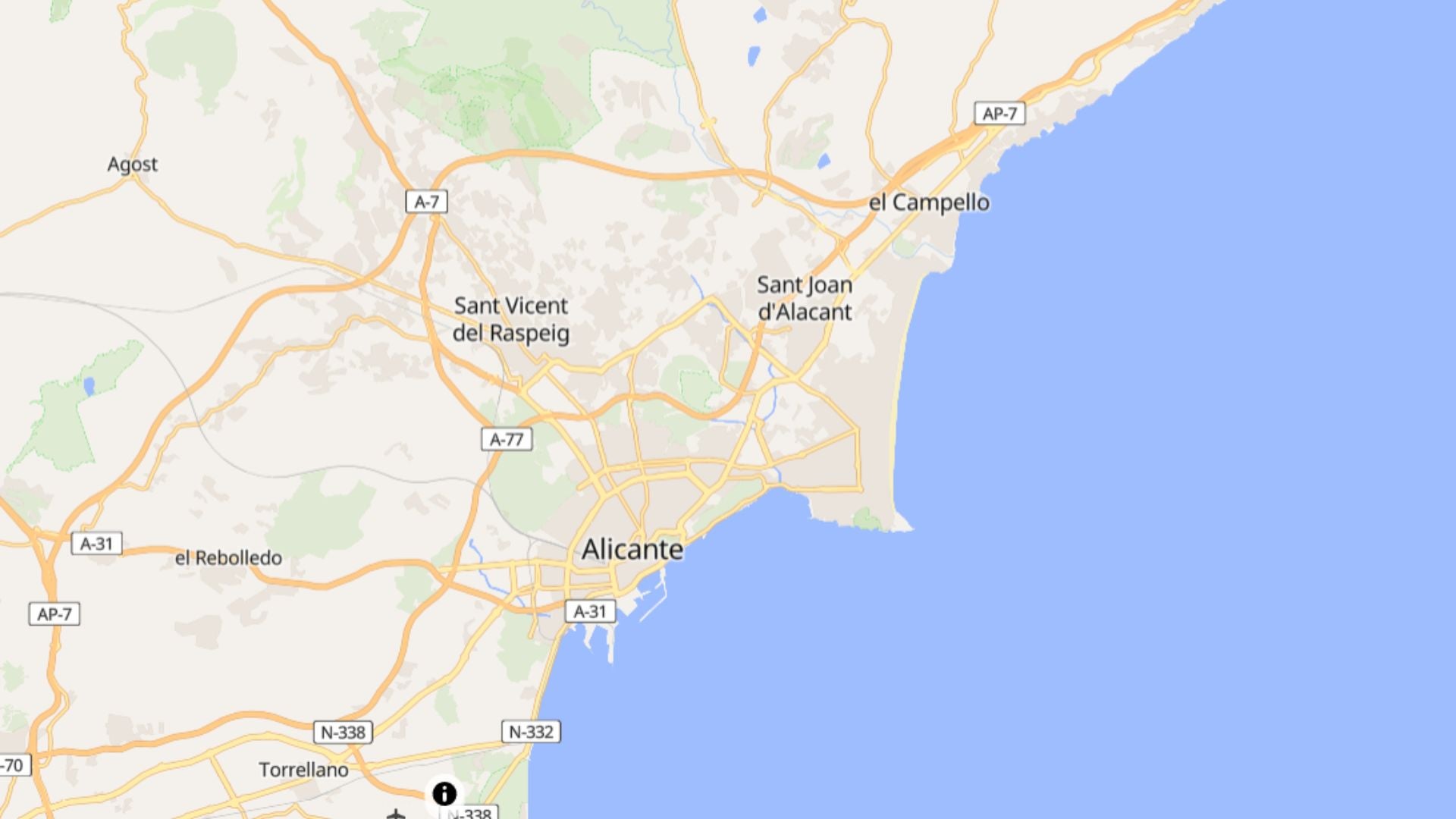 Mapa d'Alacant en el nou portal del ministeri, casa47 sobre habitatge públic