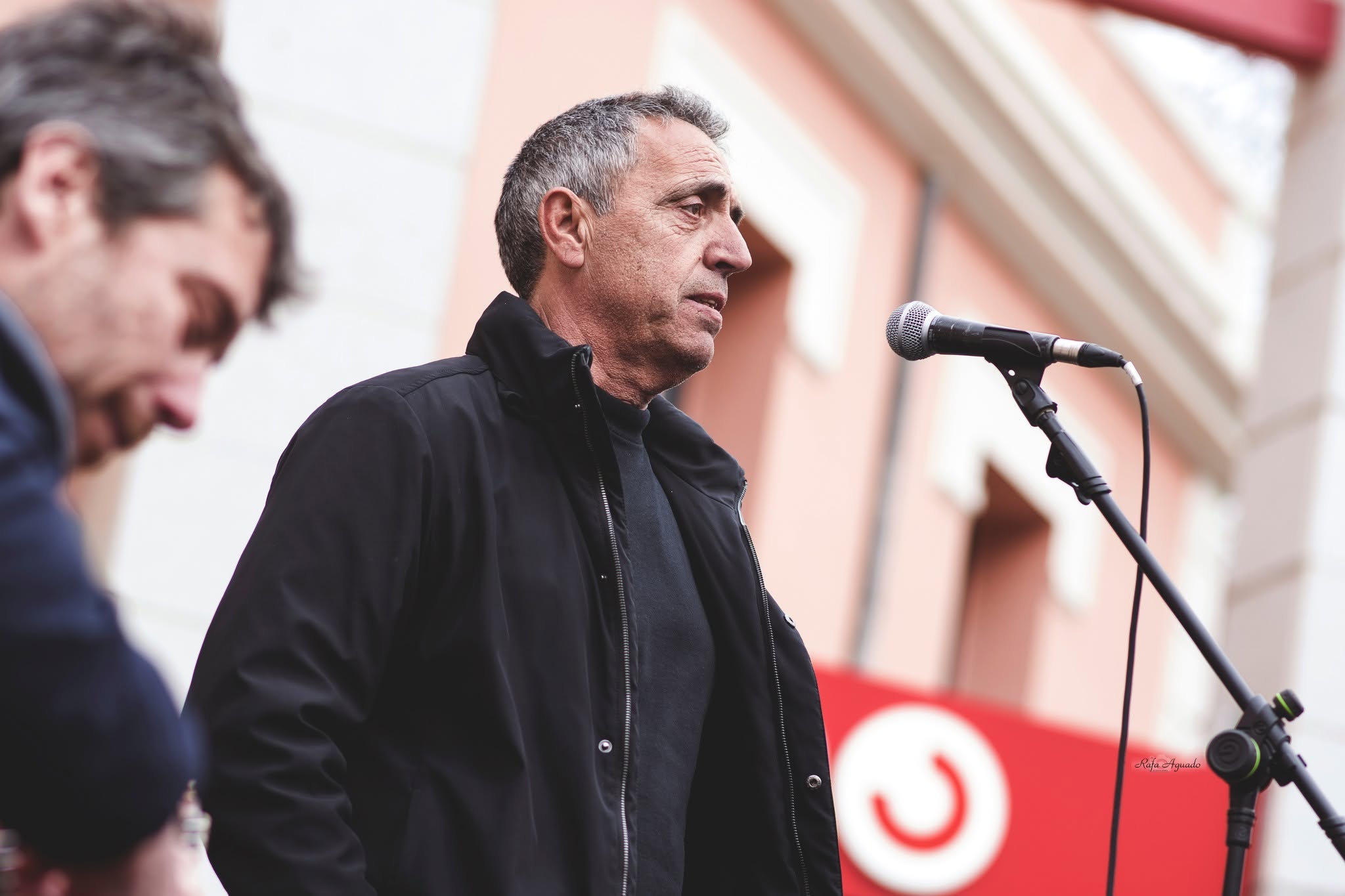 Botifarra, en el Memorial del Bomabardeig de l’estació de Xàtiva en febrer de 2025 | Rafa Aguado