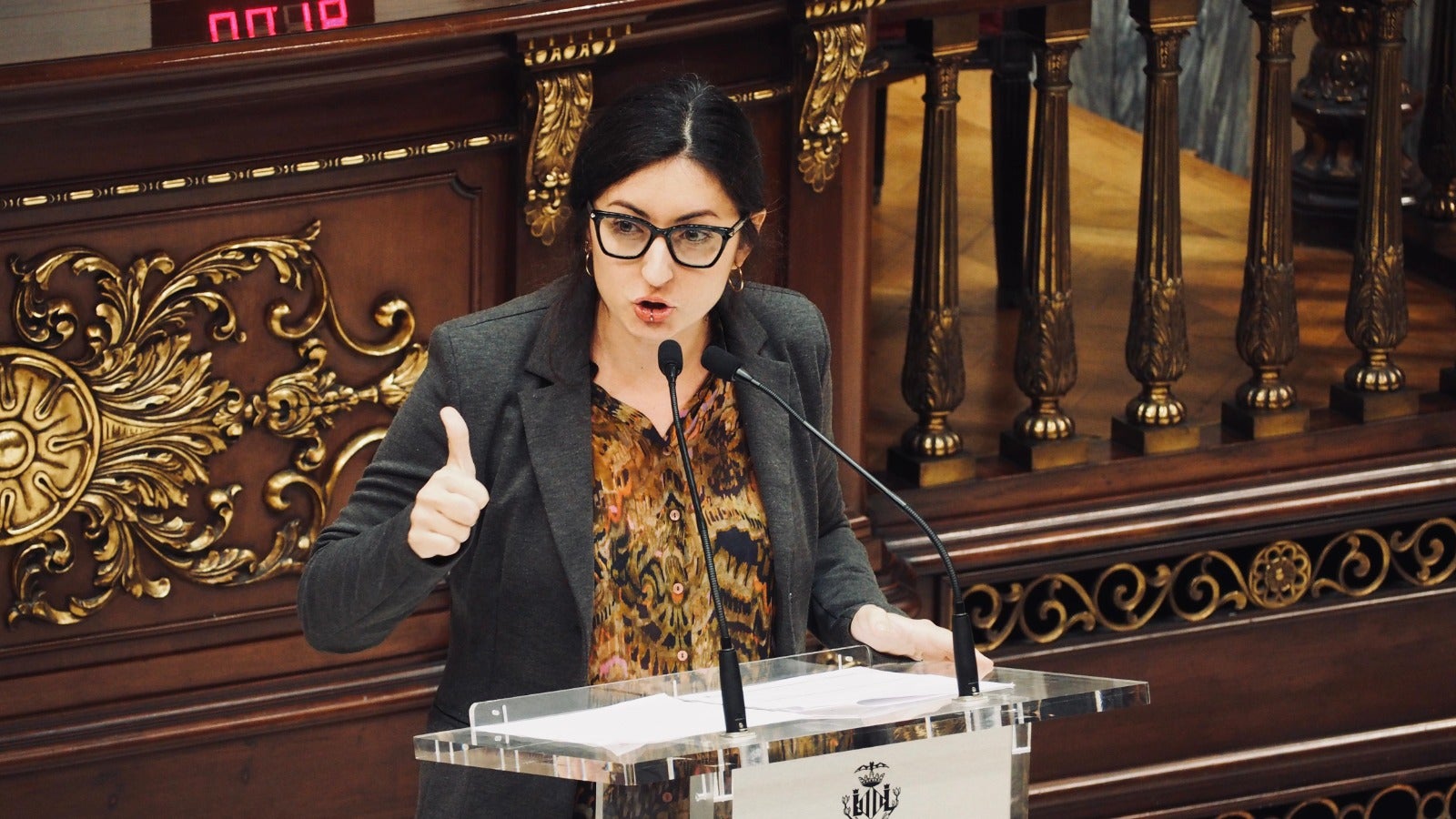 La regidora de Compromís per València, Lucía Beamud